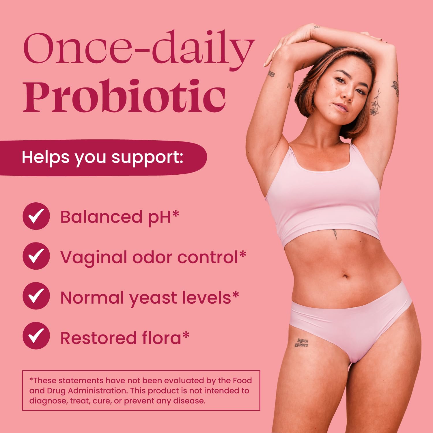 Optimal Prime Vaginal Probiotic for Women, Promotes Healthy pH, Normal Yeast Levels, Odor Control - AB Mystery