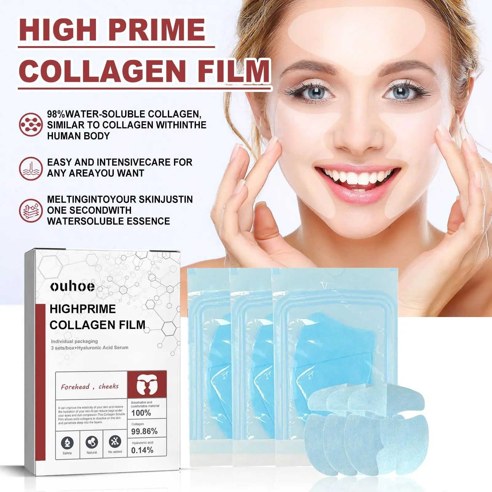 Melting Collagen Film, Peptide Collagen Film, Soluble Collagen Supplement Film With Hydrolysed Collagen - AB Mystery