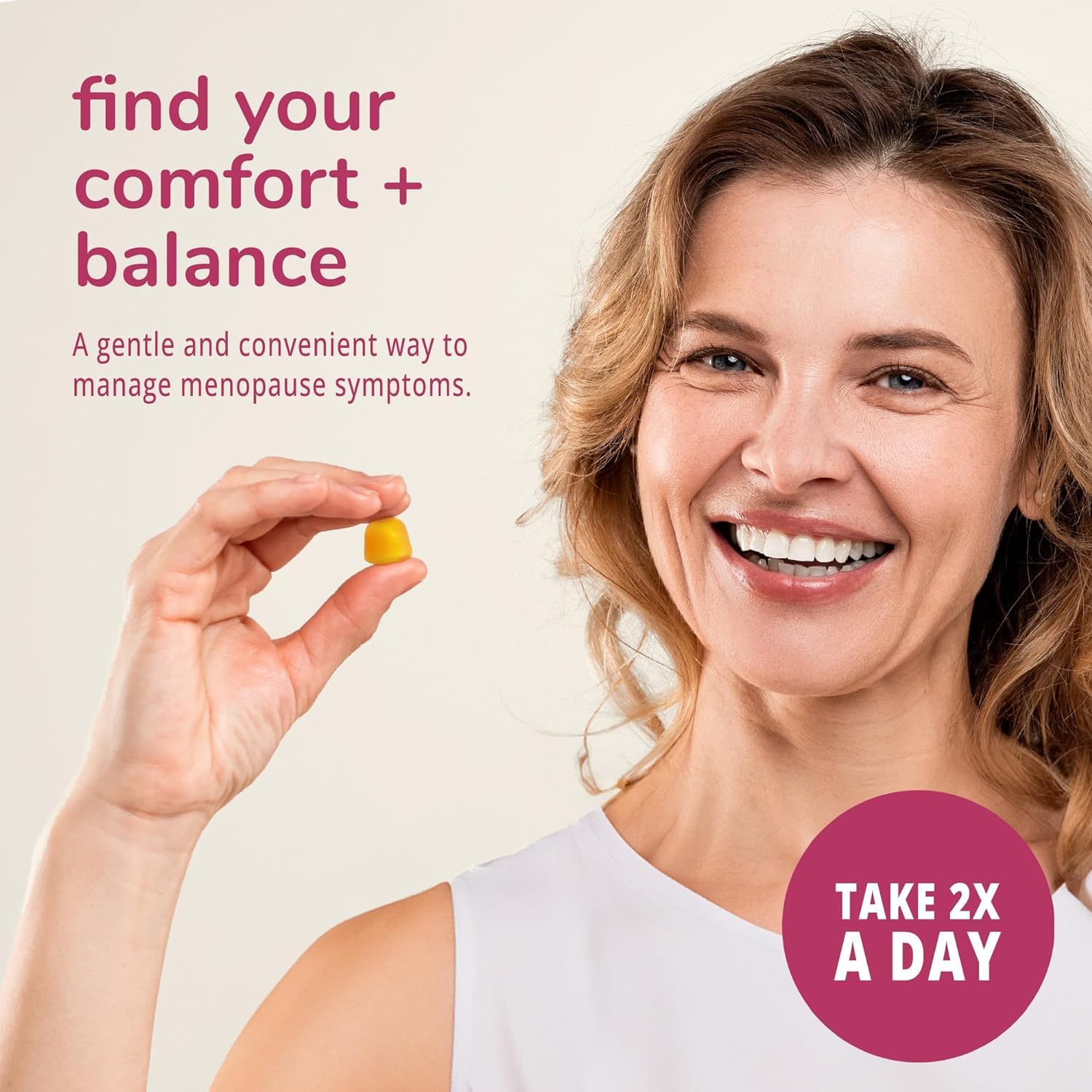 Lubracil - Menopause Gummies - Women's Natural Hormone-Free Daily Dietary Supplement - AB Mystery