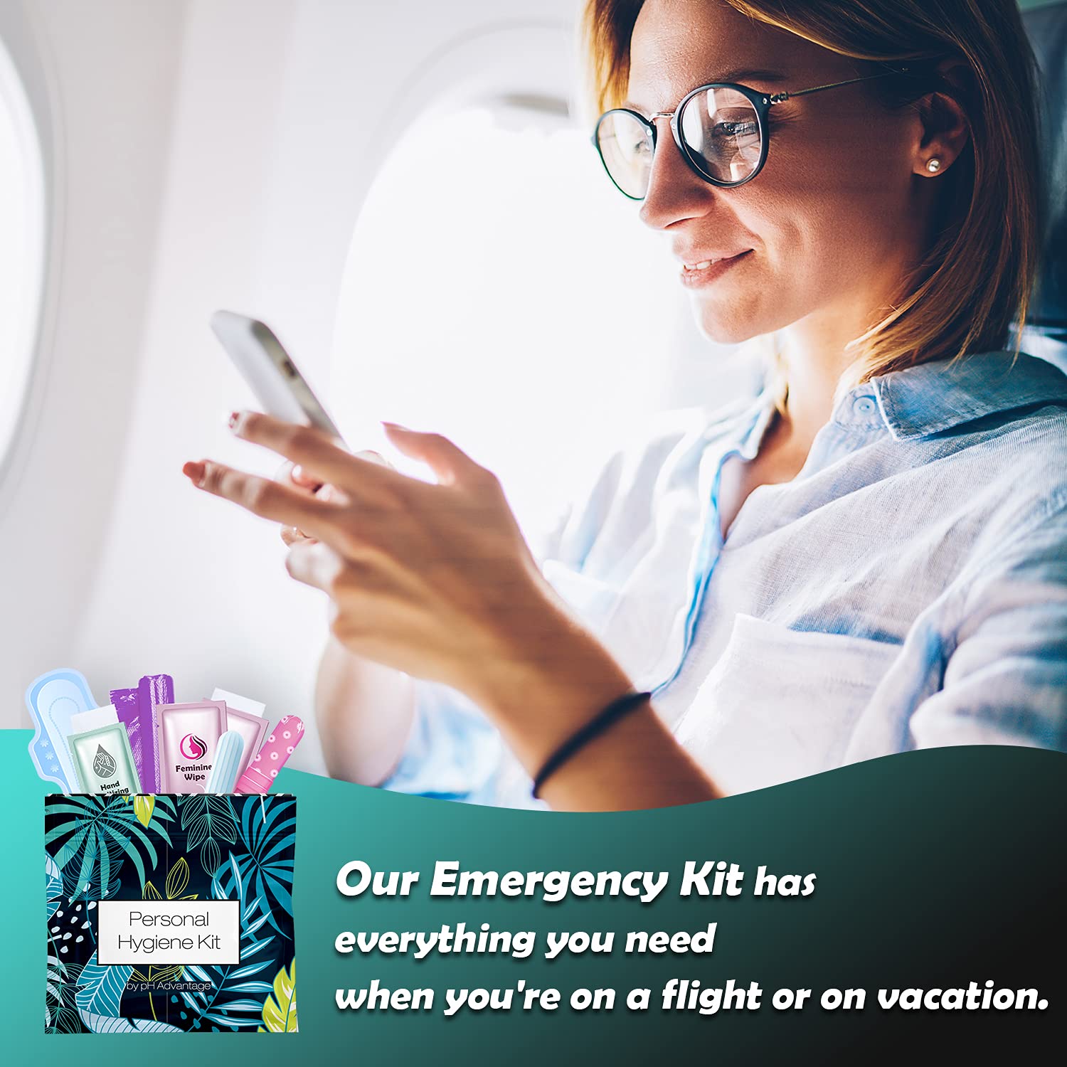 3 x Menstrual All-in-One Kits - Assorted Colors | Convenience on The Go | Single Period Kit Packs - AB Mystery