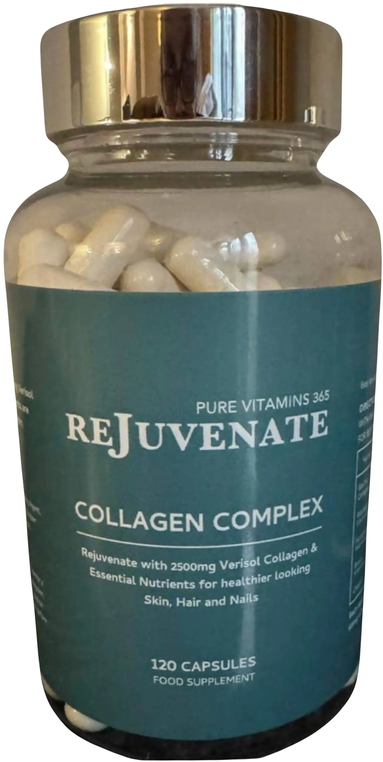 Rejuvenate premium Collagen Capsules - 2500mg High Strength Verisol Bovine Collagen Supplement 