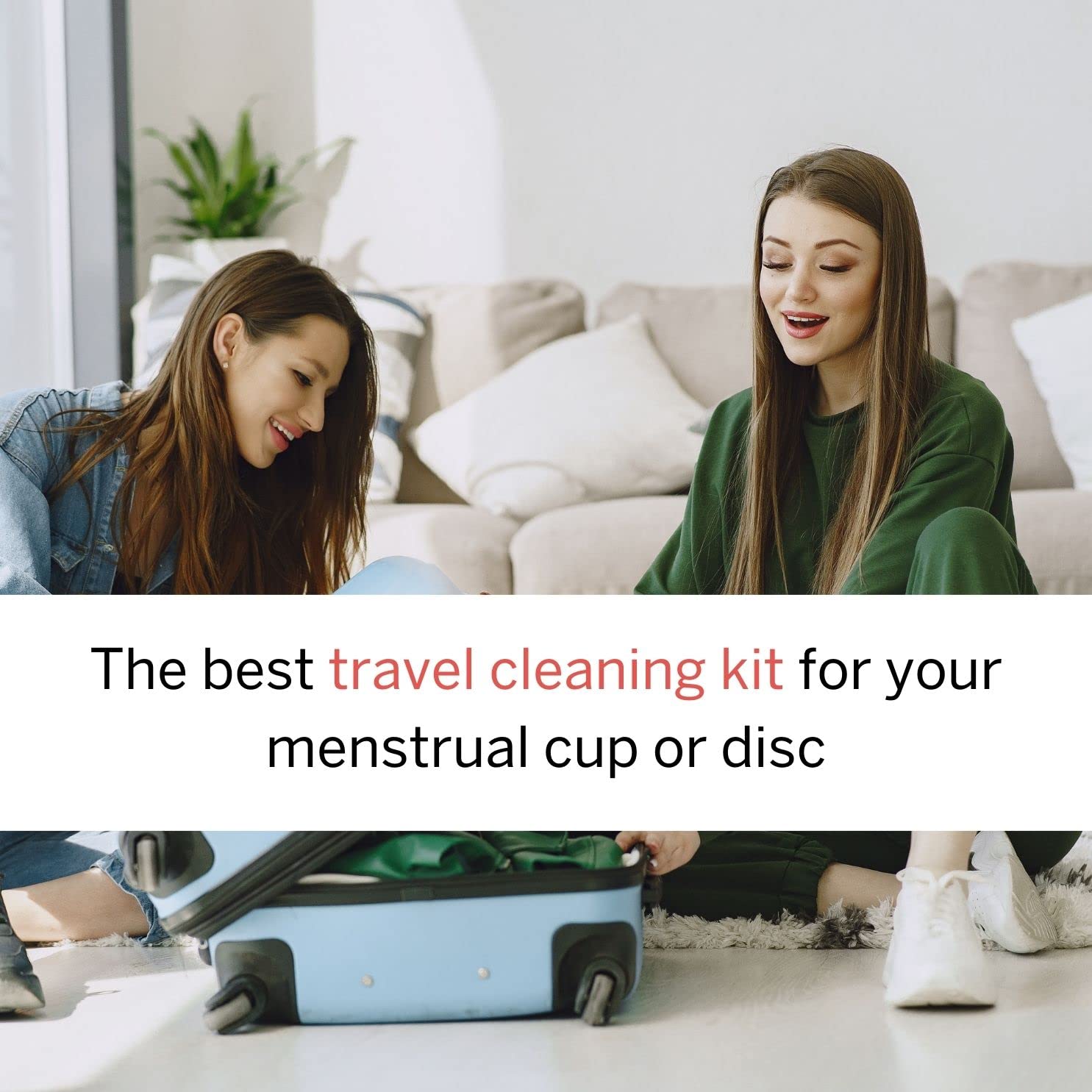 Pixie Cup Menstrual Cup Cleaner Kit - Sterilizer Wash, Public Restroom Carry Cup, 20 Wipes - AB Mystery