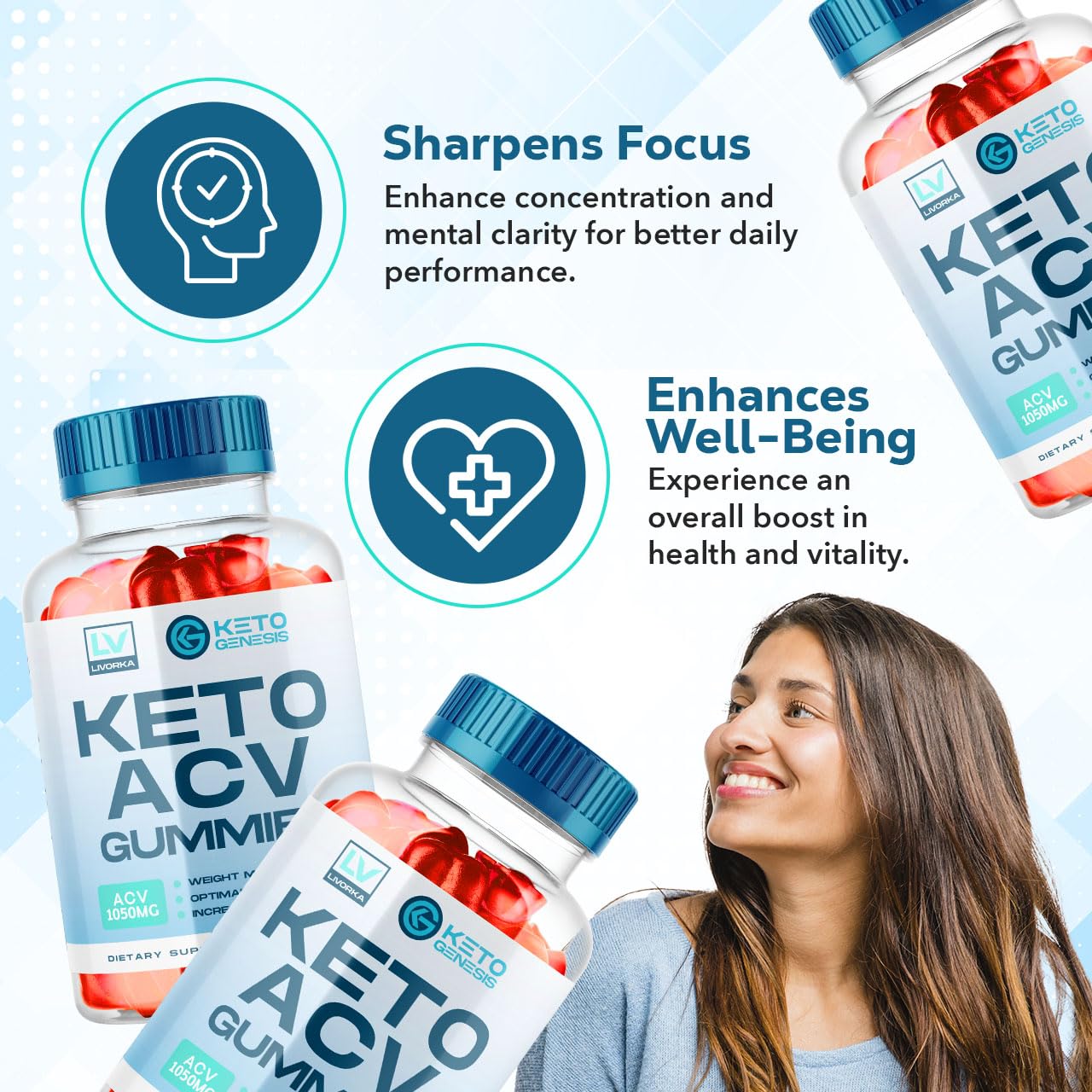 2 Pack - Keto Genesis Keto ACV Gummies Advanced Weight Loss, Genesis ACV, Genesis - AB Mystery