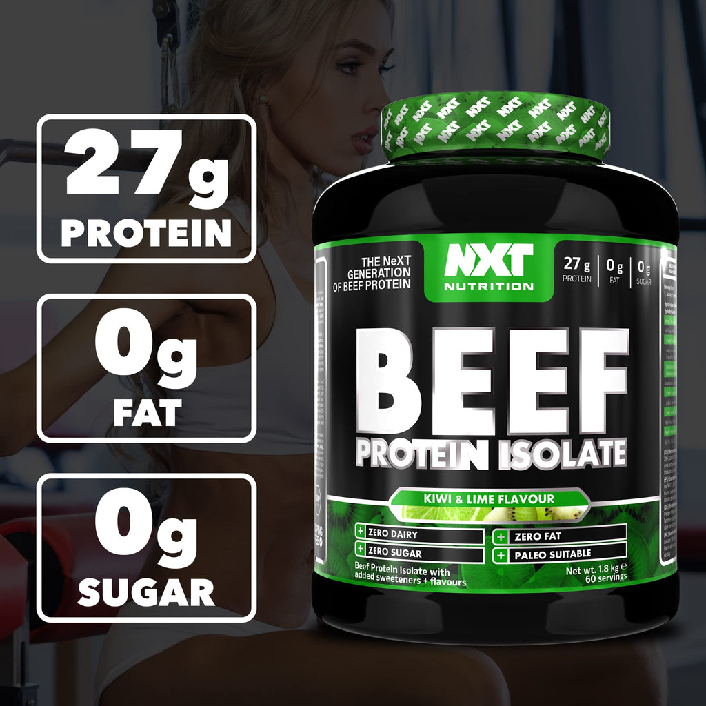 NXT Nutrition Beef Protein Isolate Powder - Protein Powder High in Natural Amino Acids NXT Nutrition