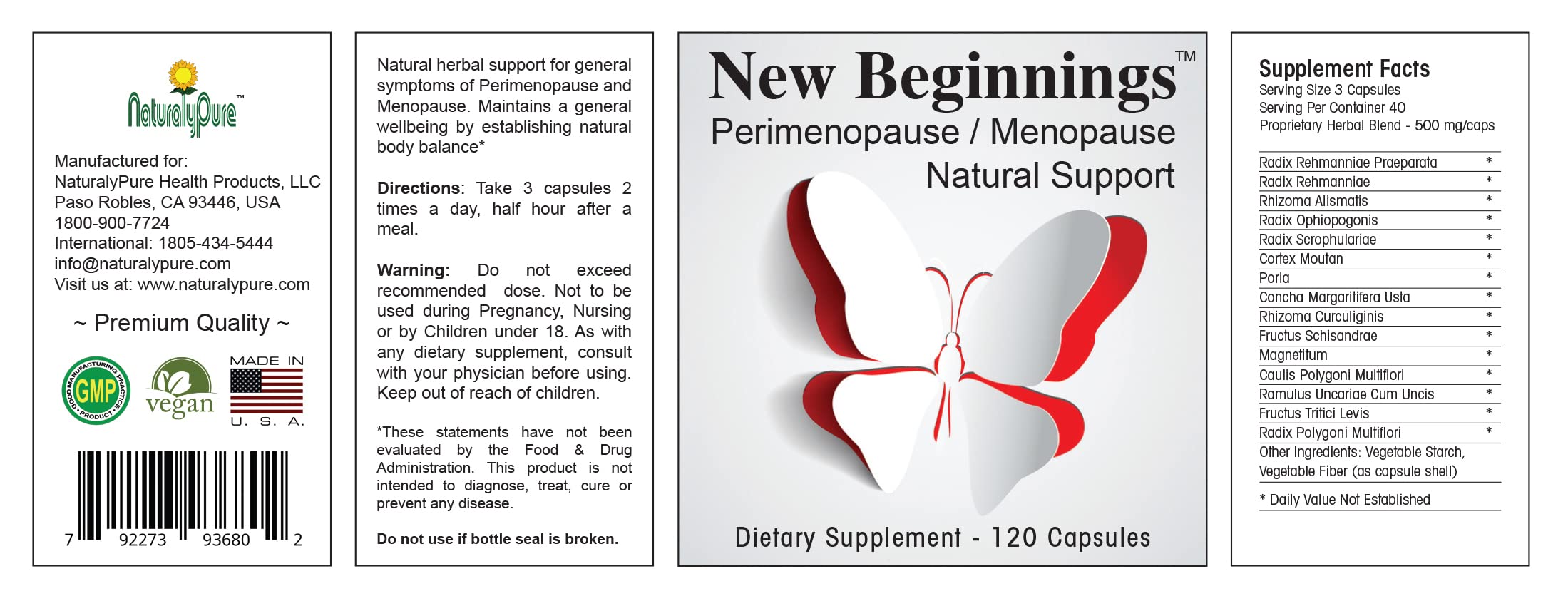 Menopause & Perimenopause Support. Hot Flashes, Night Sweats, Irritability. No Estrogen, no Hormones - AB Mystery