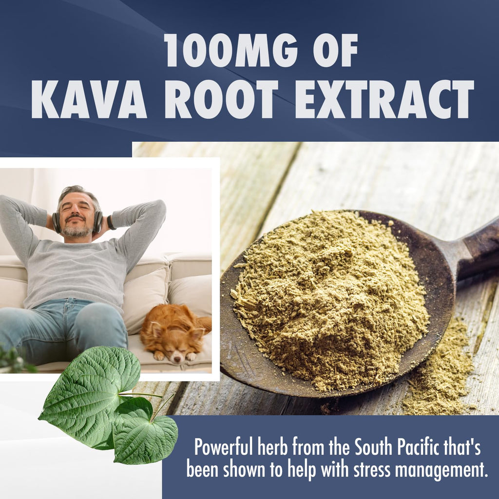 200 MG 5-HTP Elite with Kava Root Extract, Magnesium & SAM-e to Maintain Normal - AB Mystery