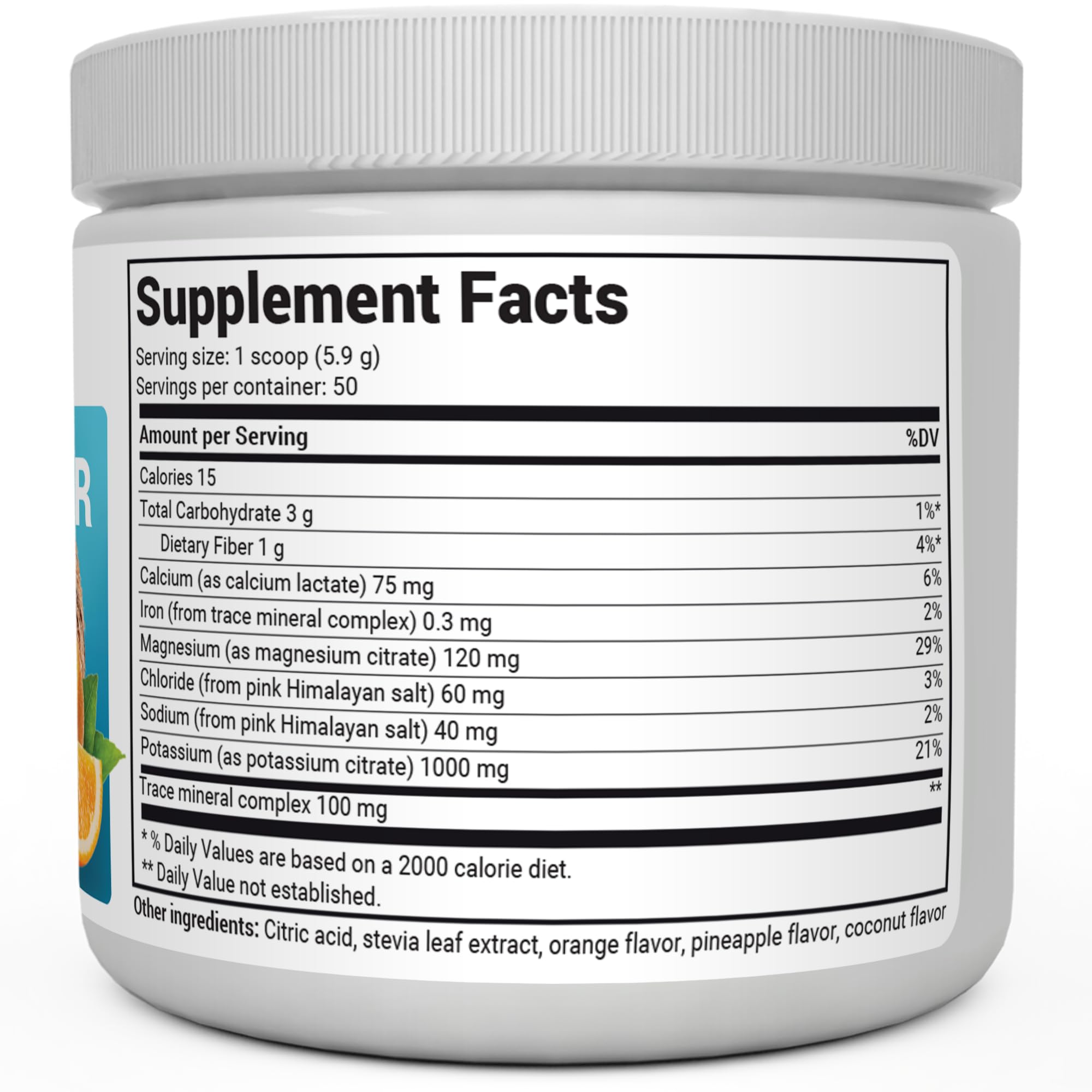 Dr. Berg Hydration Keto Electrolyte Powder - Enhanced w/ 1,000mg of Potassium - AB Mystery