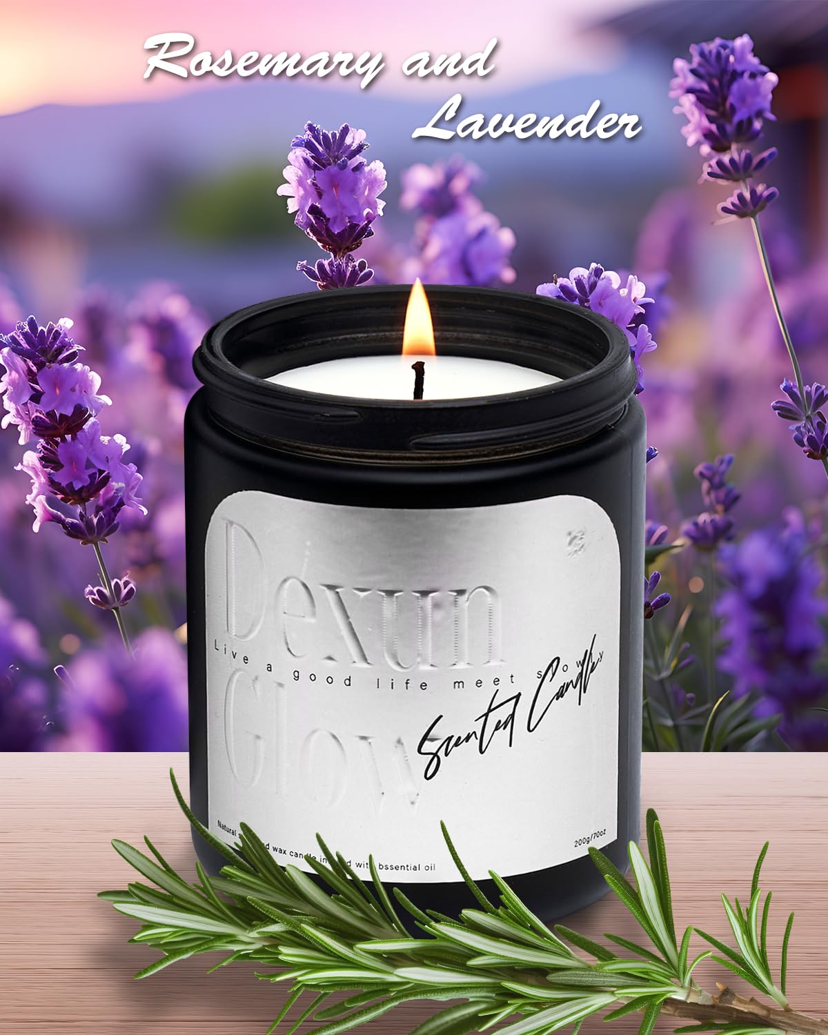 Aromatherapy Candle, Handcrafted with Natural Soy Wax and Essential Oils for Home Scented Appreciation - AB Mystery