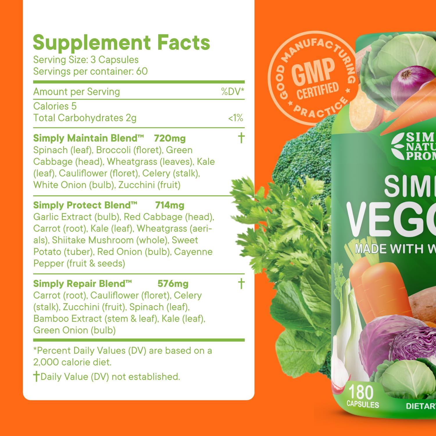 Simply Nature's Promise - Packed with Over 40 Different Fruits & Vegetables - AB Mystery