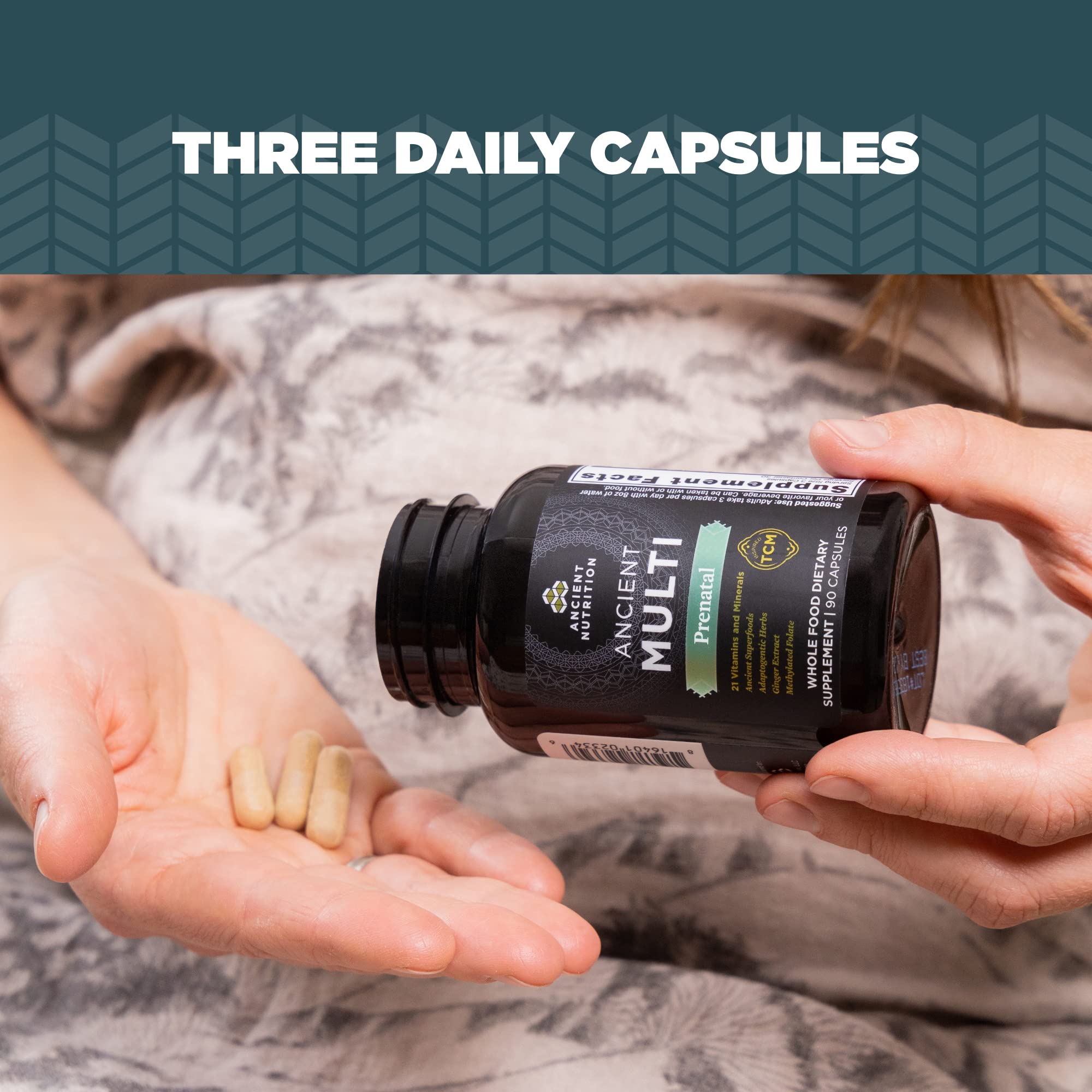 Ancient Nutrition Prenatal Vitamins, Multivitamin for Women with Vitamin C, B12, Magnesium and Folate Ancient Nutrition