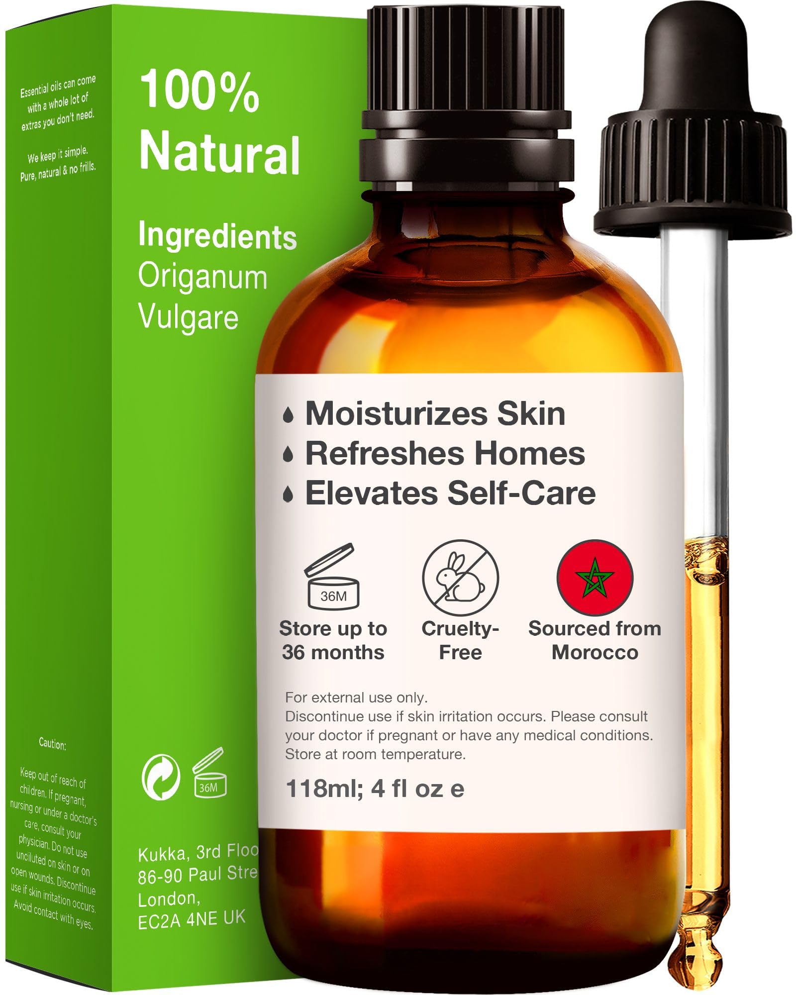 KUKKA Oregano Oils - Natural Oils (4 fl oz) - AB Mystery