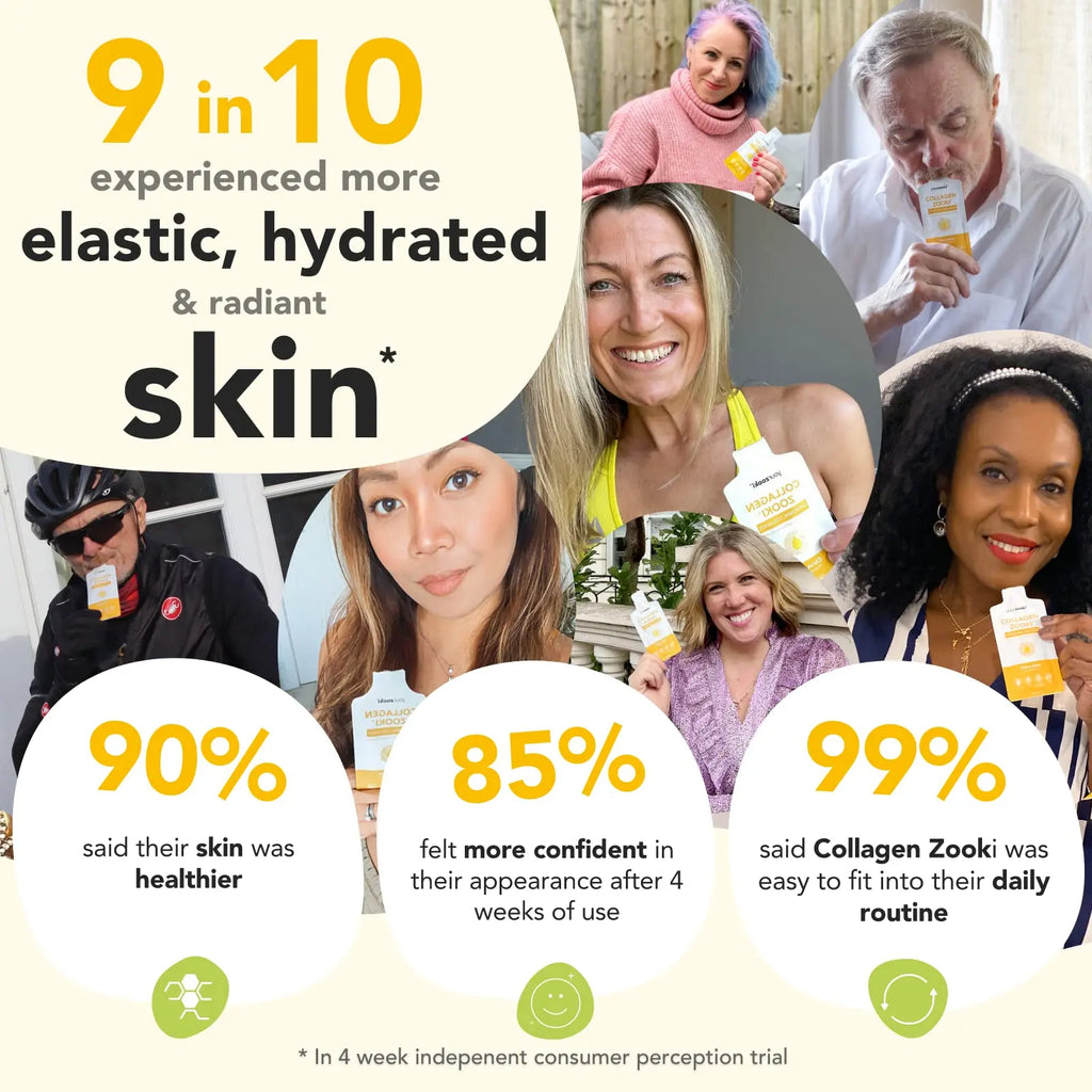 Zooki 5000mg Marine Collagen Liquid Sachets | Hydrolysed Marine Collagen Peptides - AB Mystery