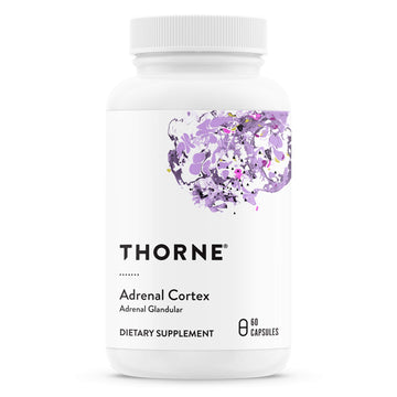 THORNE Adrenal Cortex - Bovine Adrenal Cortex Supplement for Cortisol Management 