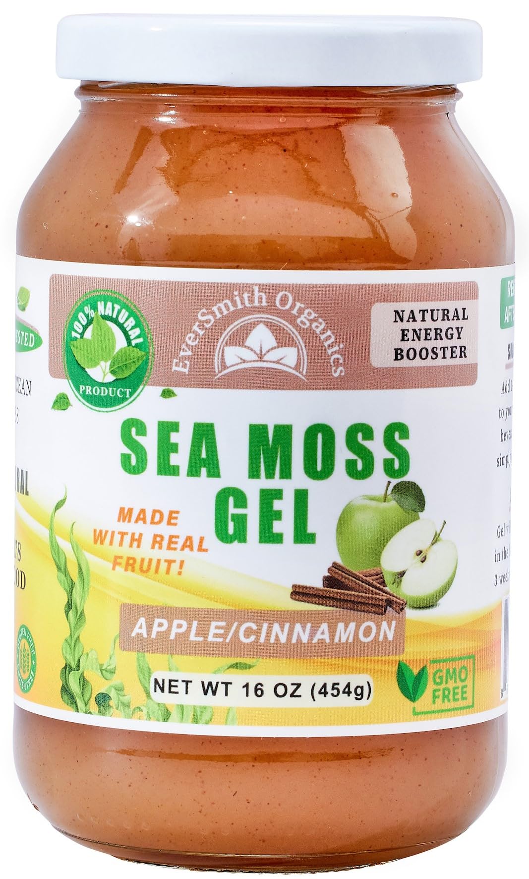 EverSmith Organics - Wildcrafted Irish Sea Moss Gel | Made in USA | Rich in Vitamins - AB Mystery