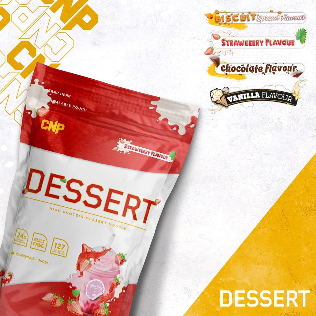 CNP Professional High Protein Dessert Mix, 25g of Dual Release Protein with Micellar Casein CNP Professional