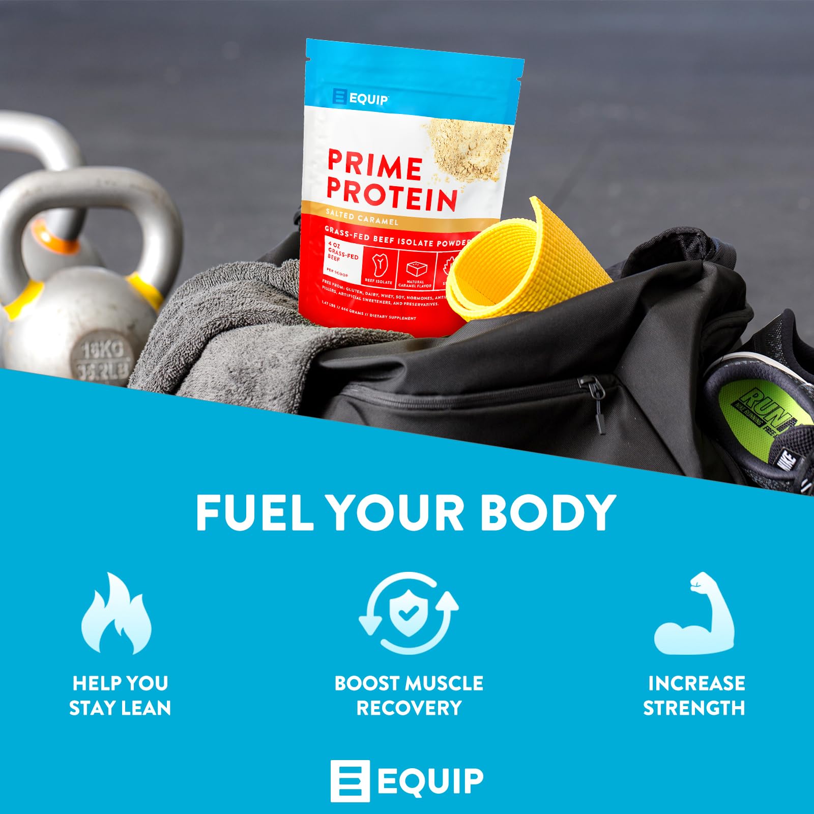 Equip Foods Prime Protein - Grass Fed Beef Protein Powder Isolate - Paleo and Keto - AB Mystery