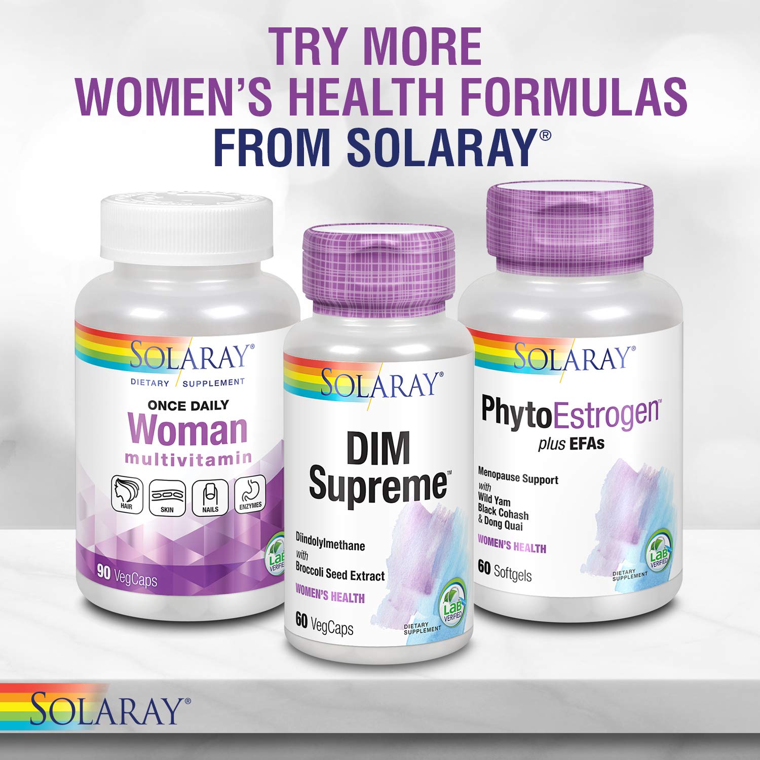 Solaray Phytoestrogen Supplement, 120 Count - AB Mystery