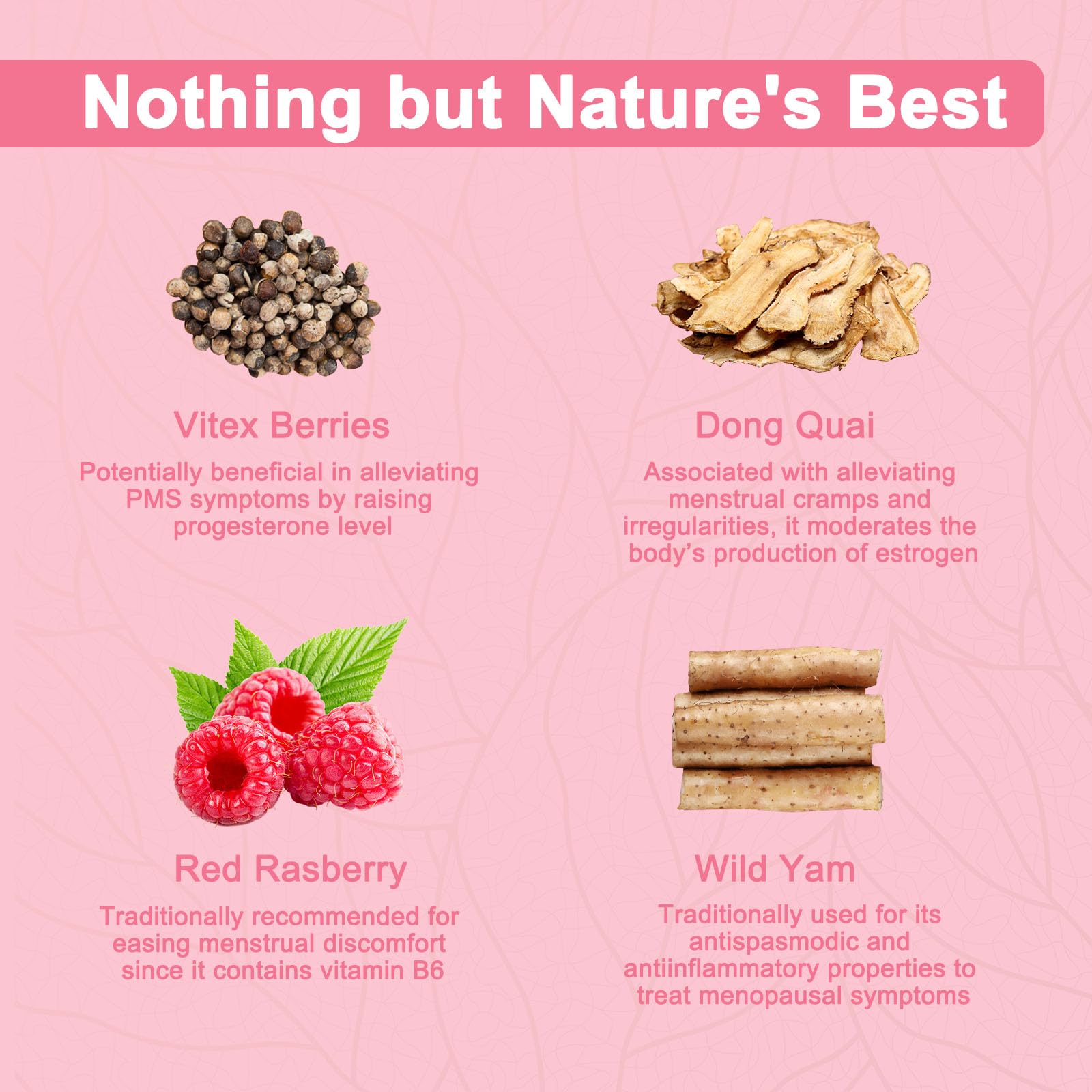 MenstrEaze PMS Relief & Hormone Balance for Women, with Black Cohosh, Vitex, Wild Yam - AB Mystery