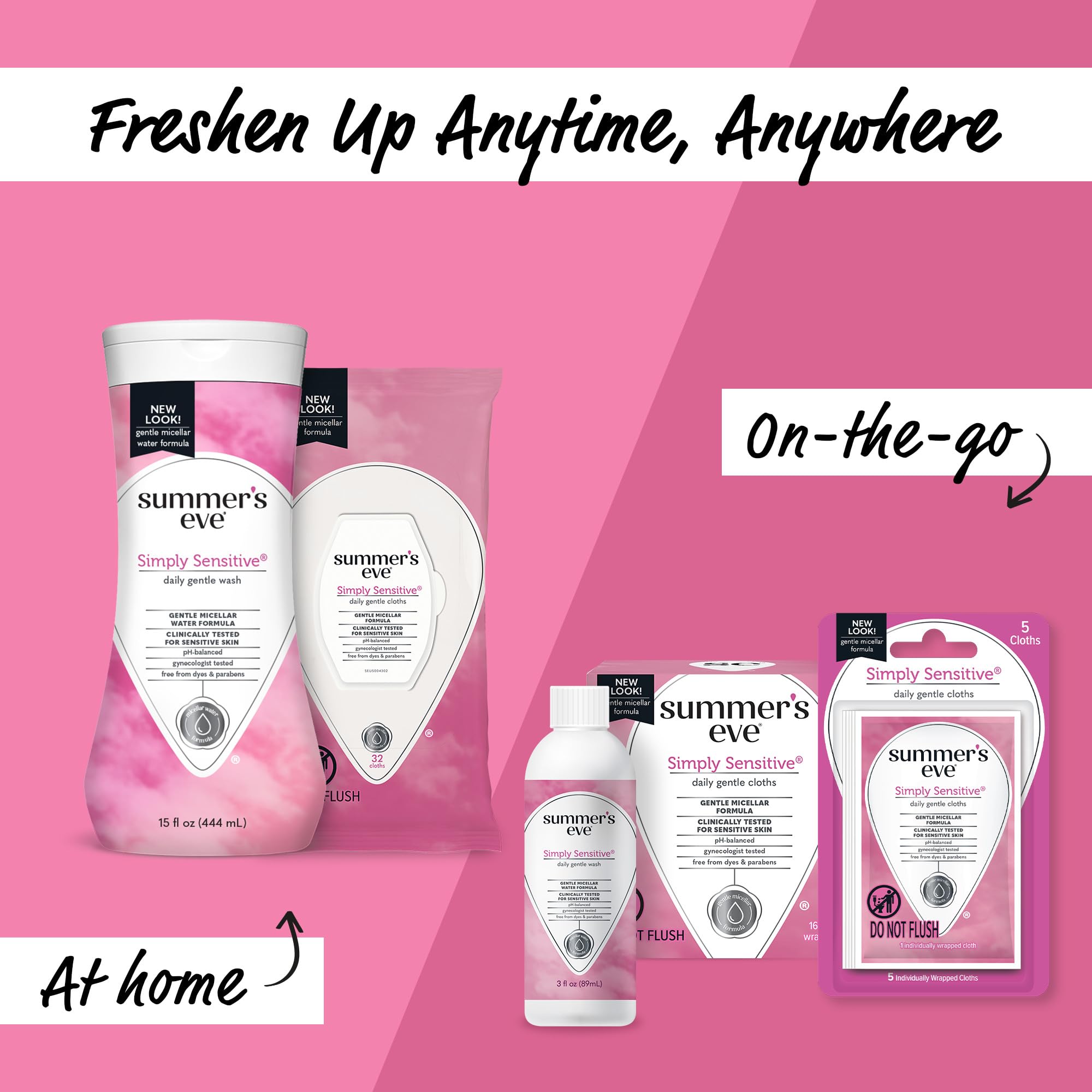 Summer's Eve Simply Sensitive Daily Gentle All Over Feminine Body Wash, Removes Odor - AB Mystery