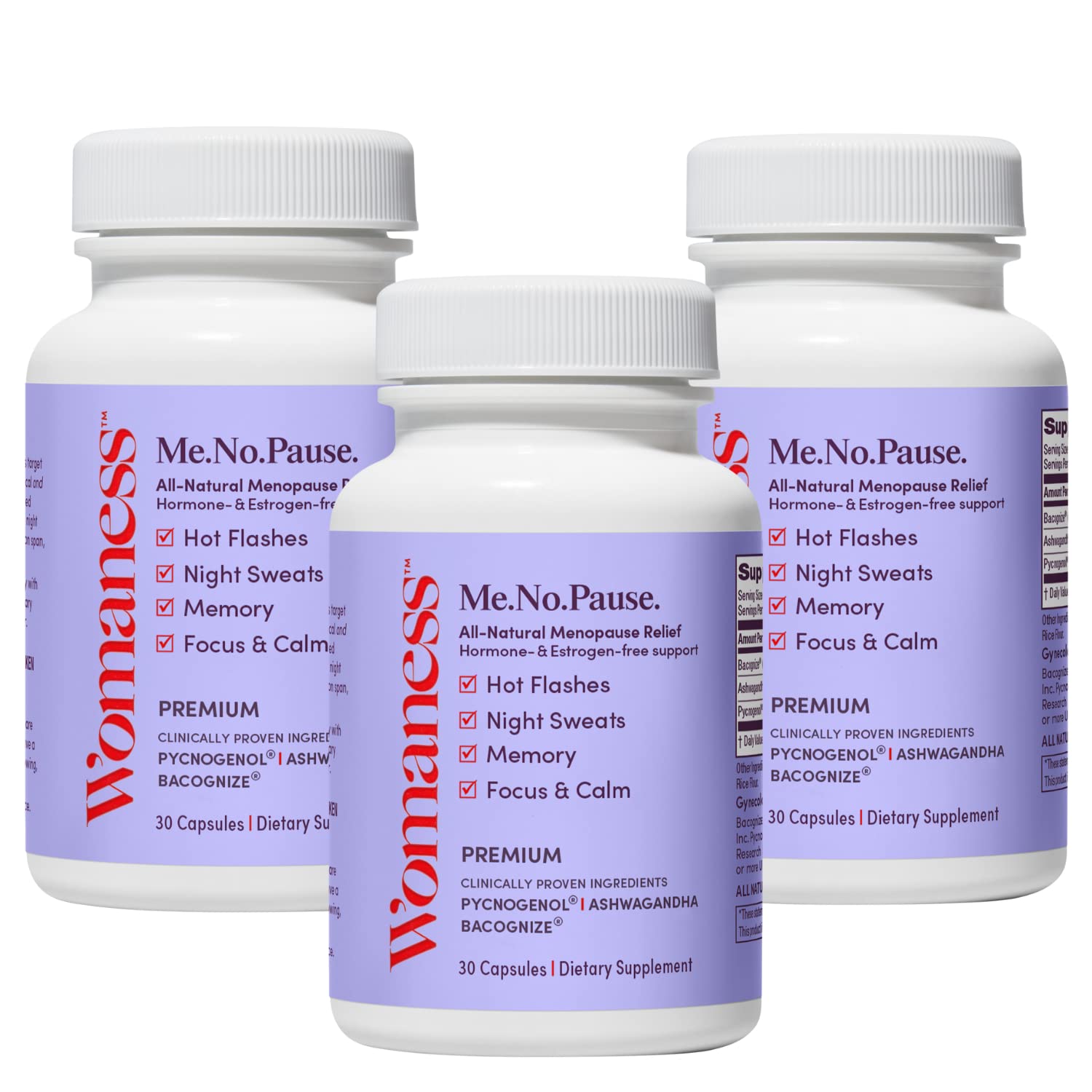 Womaness Menopause Supplements for Women - Menopause Relief for Hot Flashes & Night Sweats