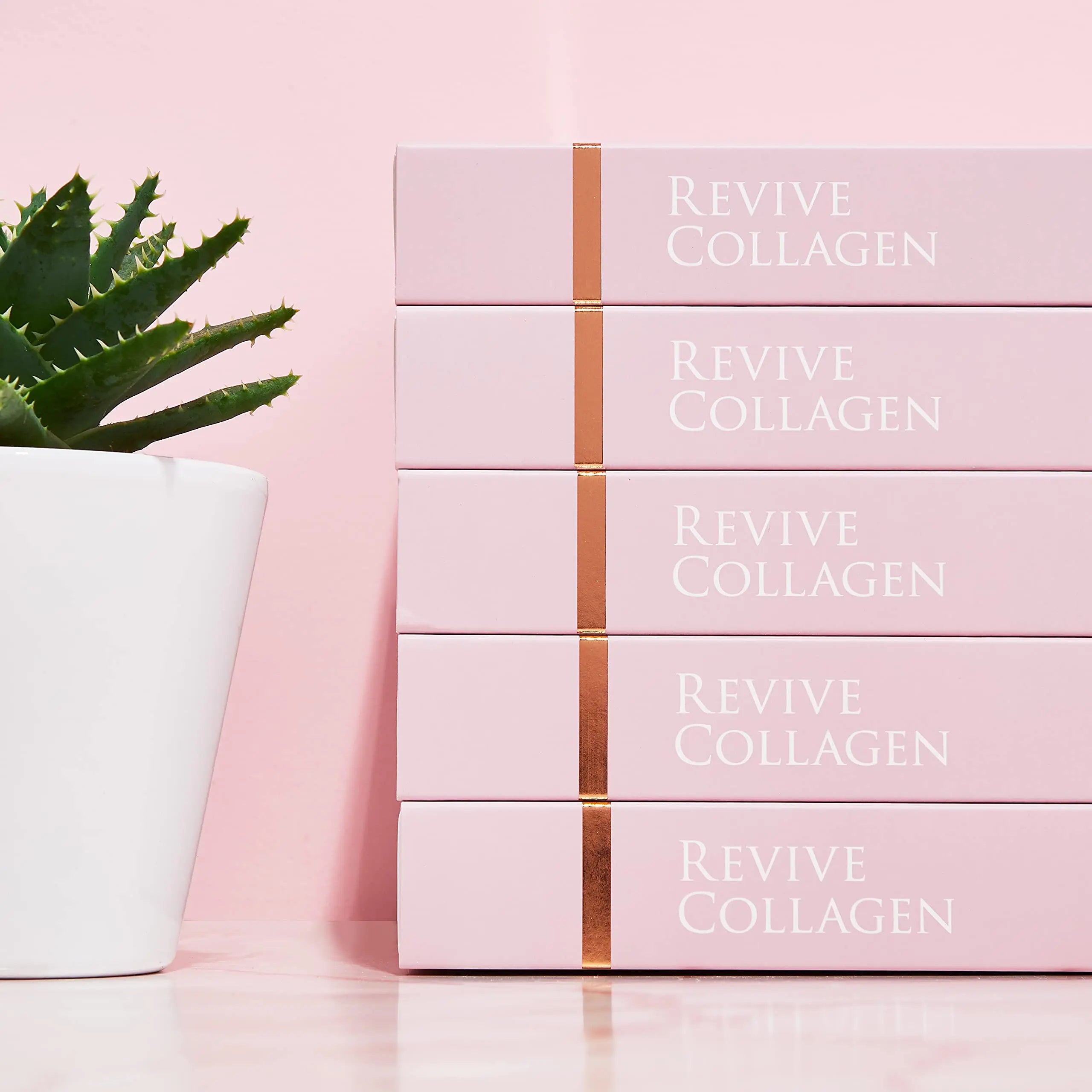 Revive Collagen Premium 8,500mg Hydrolysed Marine Collagen Drink with Added Hyaluronic Acid & Aloe Vera - AB Mystery