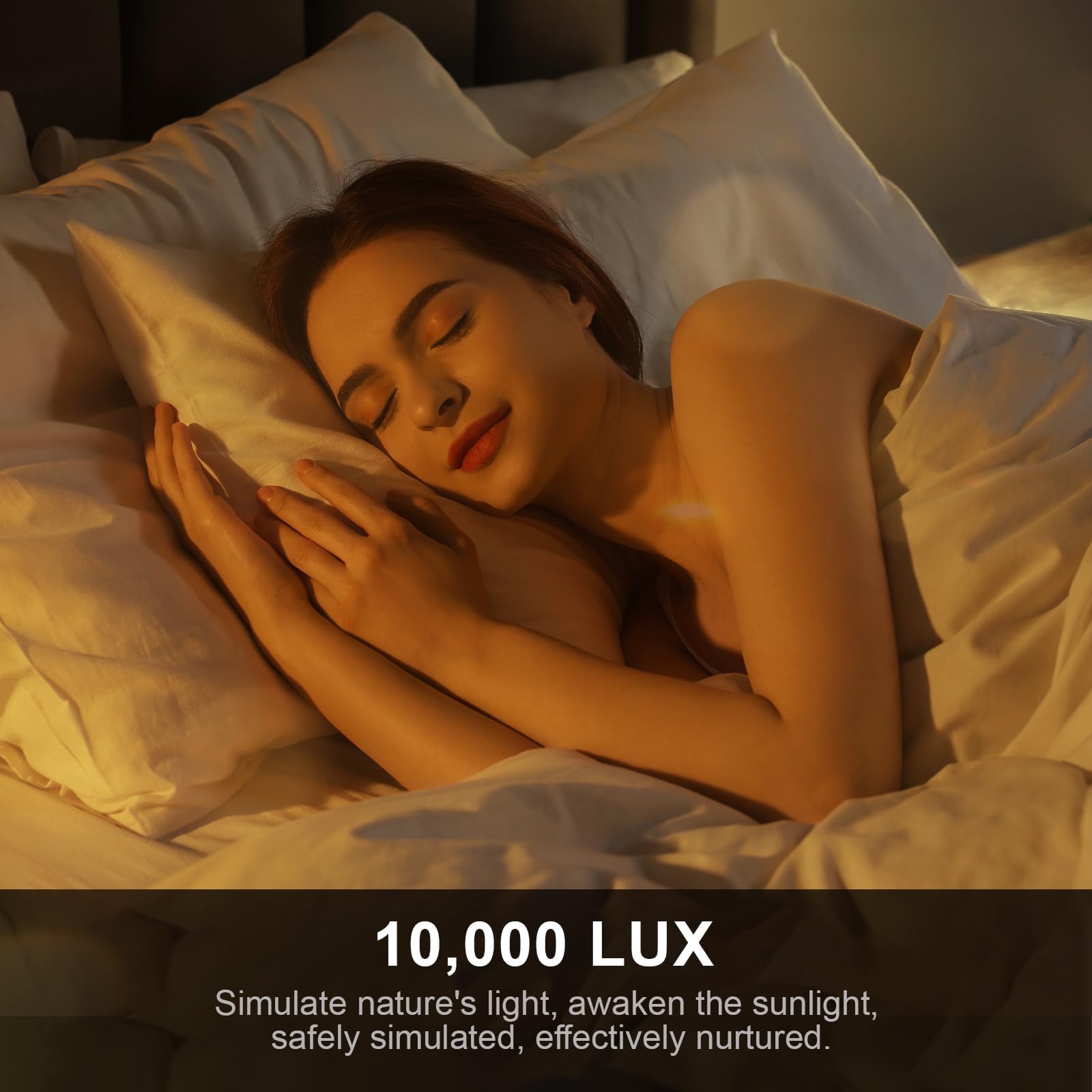 Sunlamlux Light Therapy Lamp, UV-Free Sun Light Therapy Lamp, 10000 Lux Floor Lamp - AB Mystery