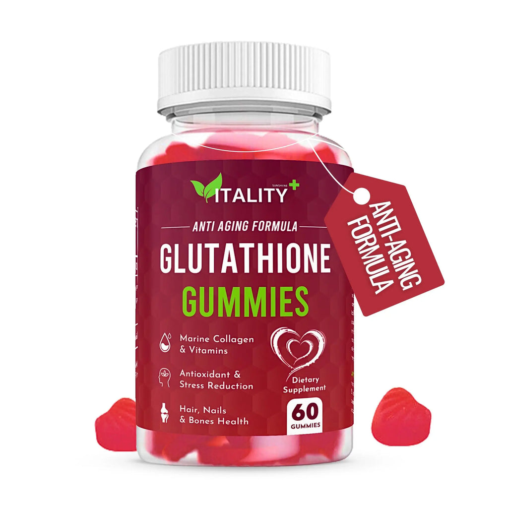 2 Pack Glutathione Gummies | with Marine Collagen | 1050mg per Serving | Antioxidant Support - AB Mystery