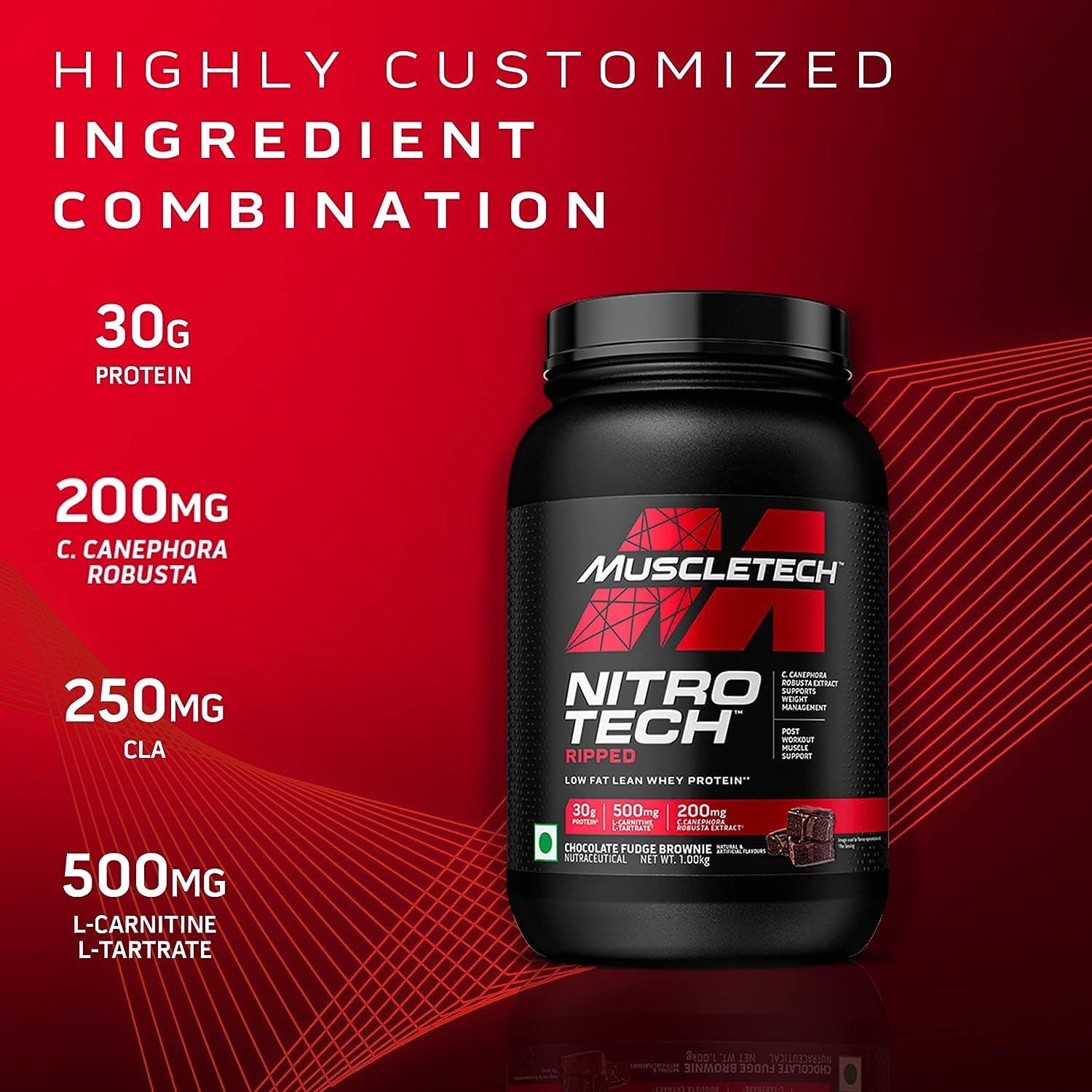 Protein Powder for Weight Loss |MuscleTech Nitro-Tech Ripped |Whey Protein Powder - AB Mystery