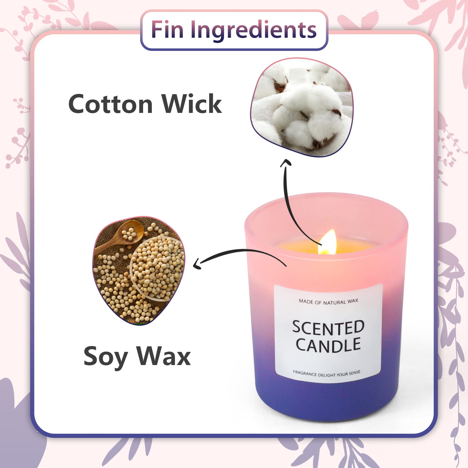 Candles, Scented Candles, Candles for Home Scented, Scented Candle Gift Set for Women - AB Mystery