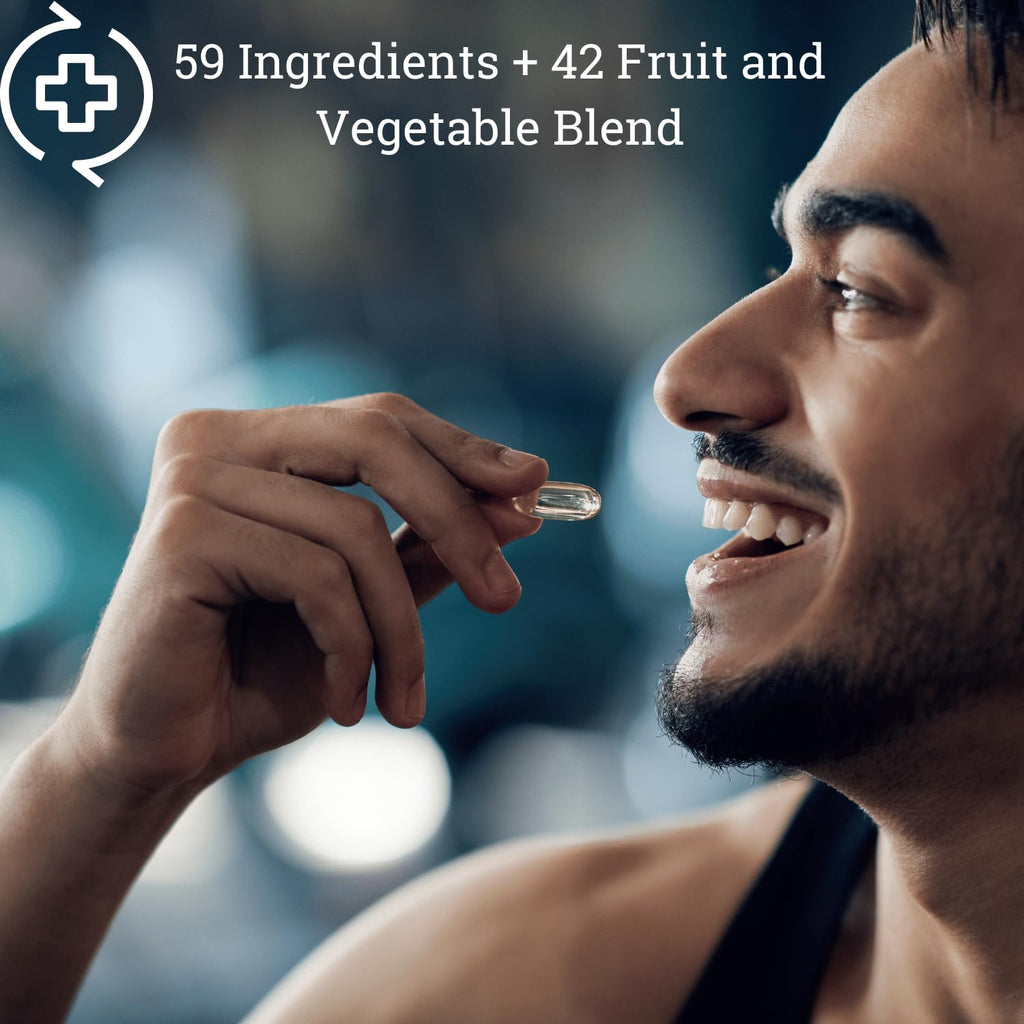 2nd Springs Daily 7 Essentials Men's Vitamin Pack - 7 Pack Adult Male Multivitamin & Multimineral Pack for Energy, Metabolism, Immune System Support - AB Mystery