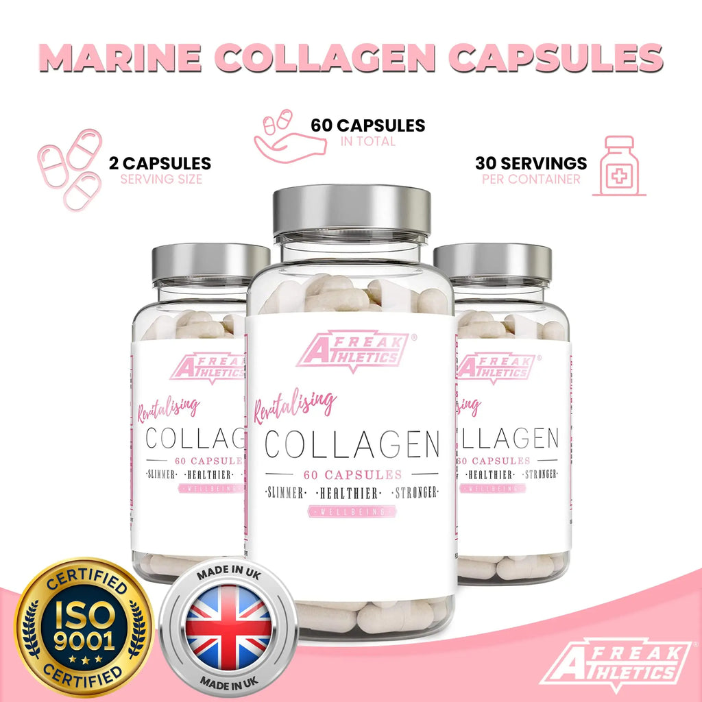 Collagen Supplements for Women - Marine Collagen Capsules - High Strength Skin, Hair - AB Mystery