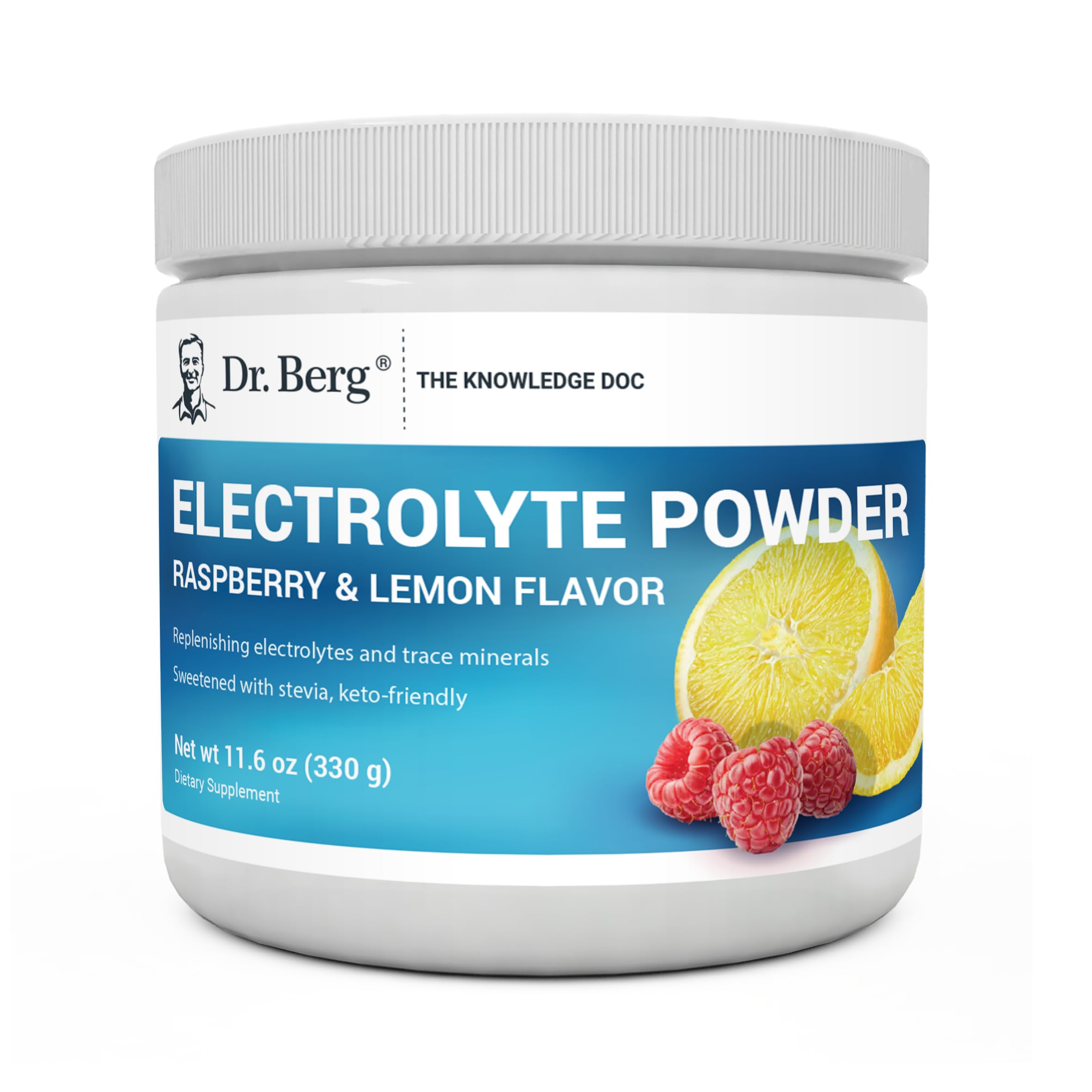 Dr. Berg Hydration Keto Electrolyte Powder - Enhanced w/ 1,000mg of Potassium - AB Mystery