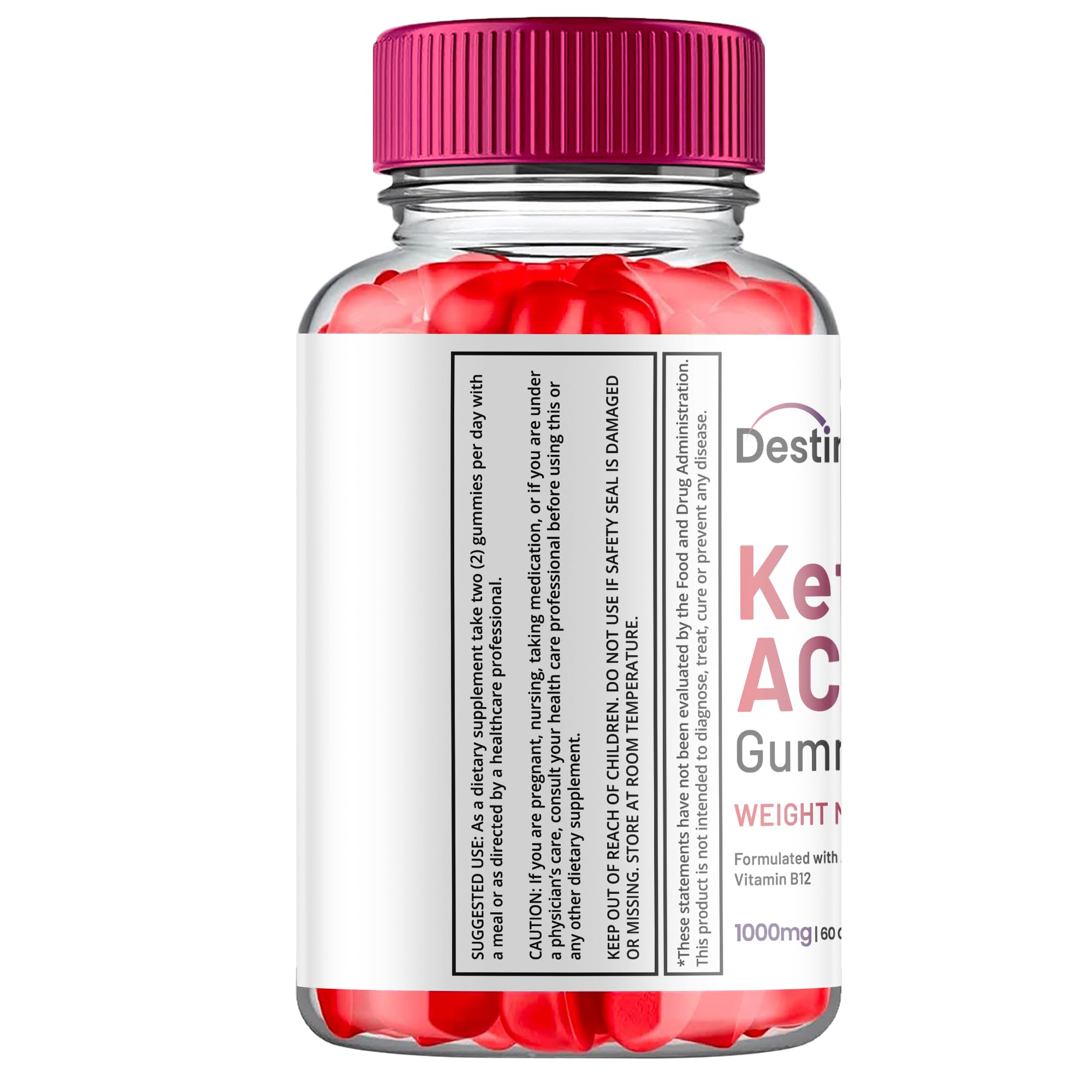 (2 Pack) Destiny Keto ACV Gummies, Destiny Keto ACV Gummies Advanced Weight Loss