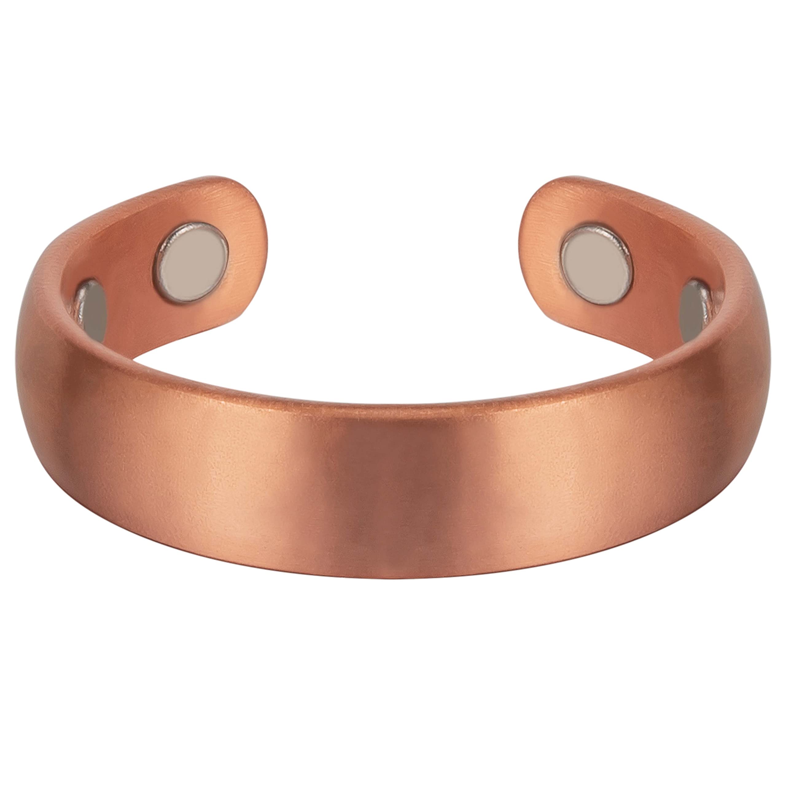 MagnetRX® Magnetic Copper Ring – Elegant Magnetic Rings – Copper Rings for Women & Men - AB Mystery
