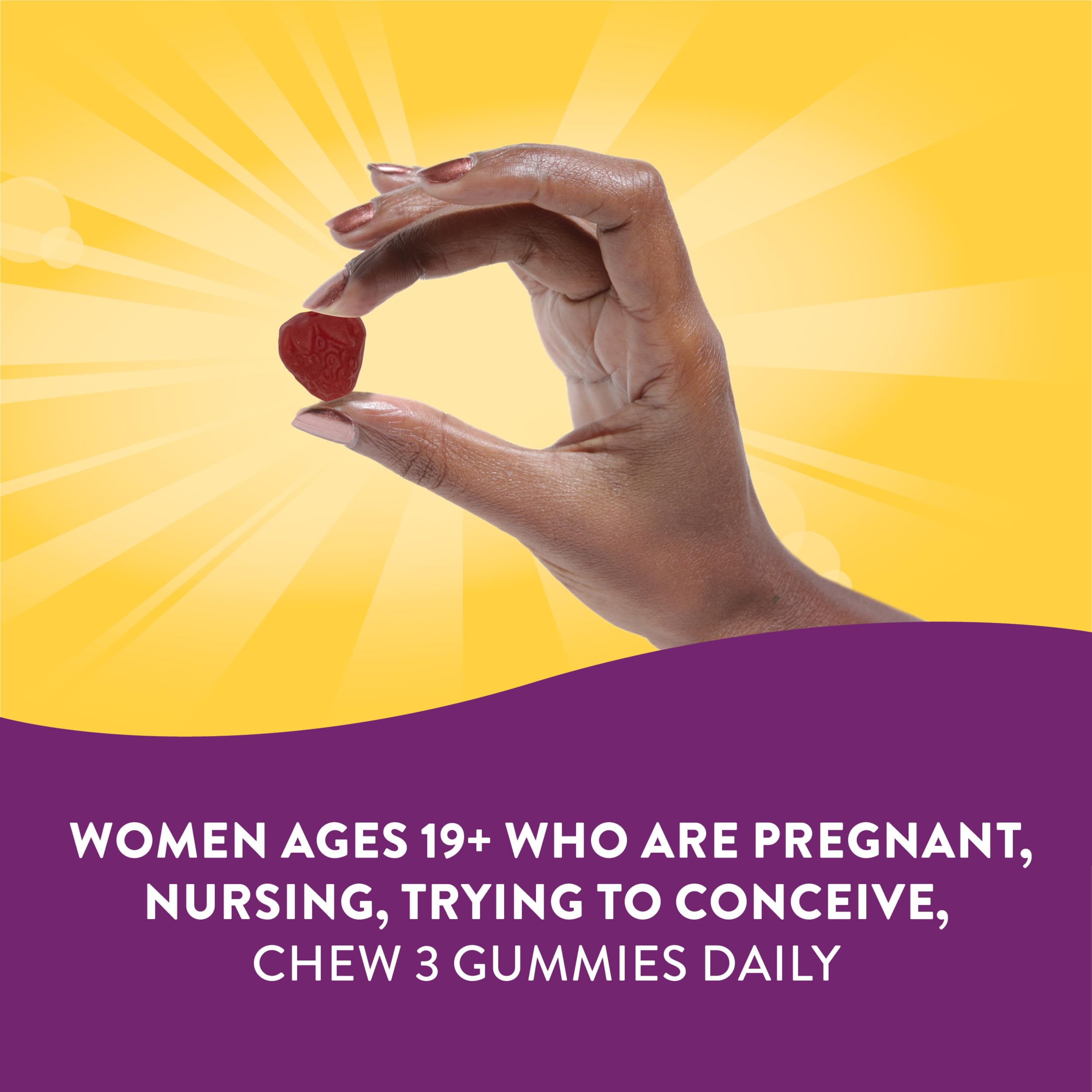 Nature's Way Alive! Prenatal Gummies with DHA, Supports Baby's Eye and Brain Development Nature's Way