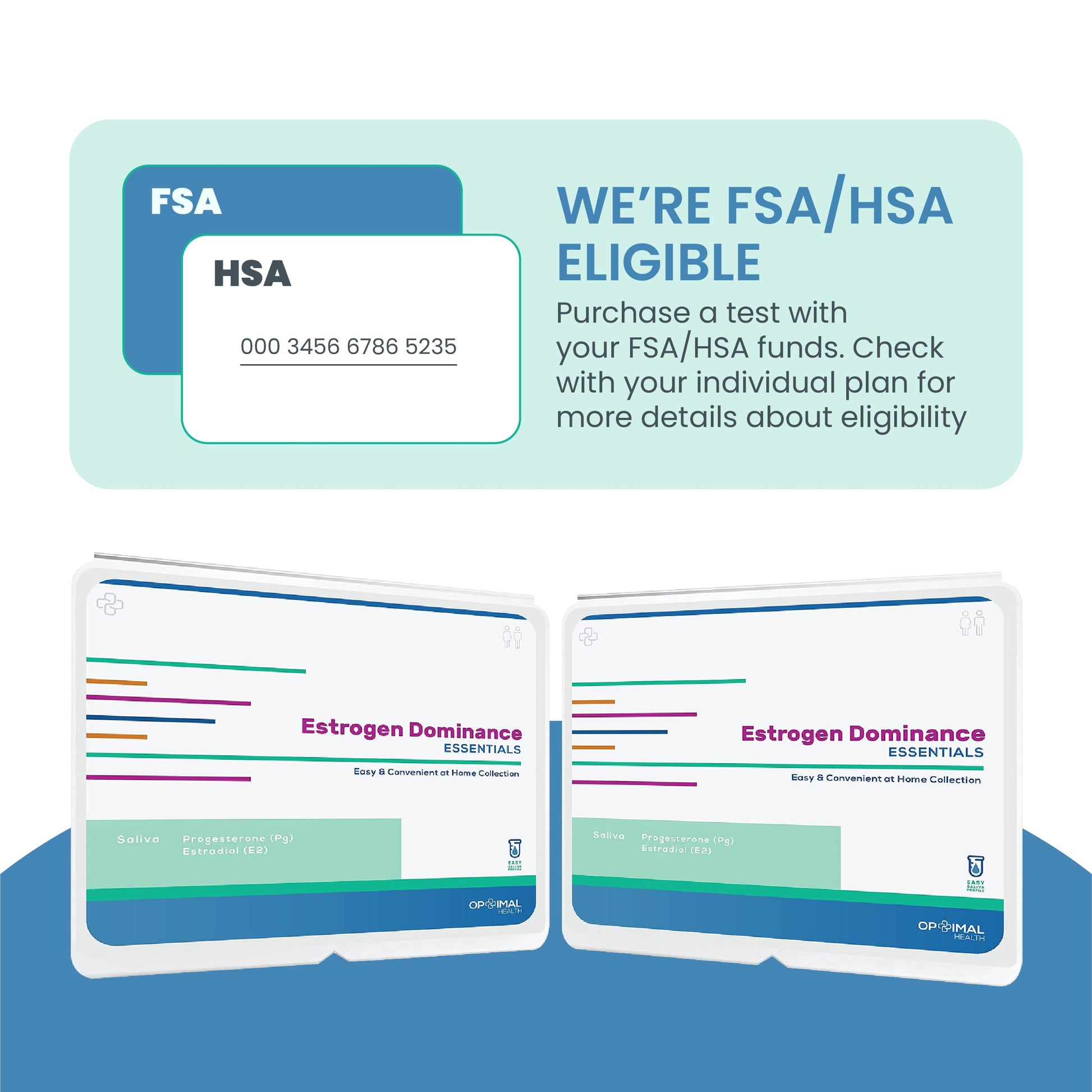 Estradiol (E2) & Progesterone (PG) | Saliva Hormone Test Kit for Women | Progesterone Deficiency - AB Mystery