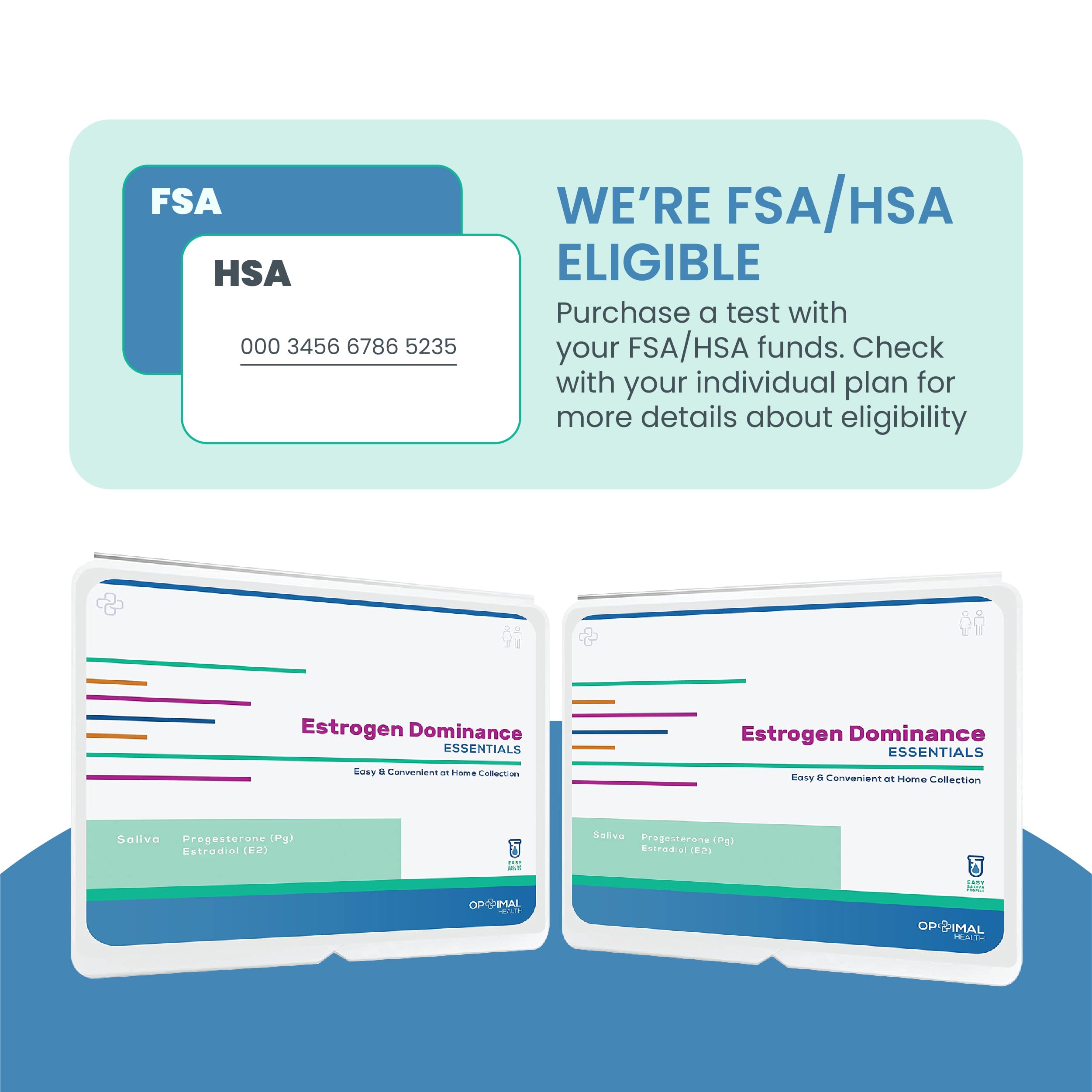 Estradiol (E2) & Progesterone (PG) | Saliva Hormone Test Kit for Women | Progesterone Deficiency - AB Mystery