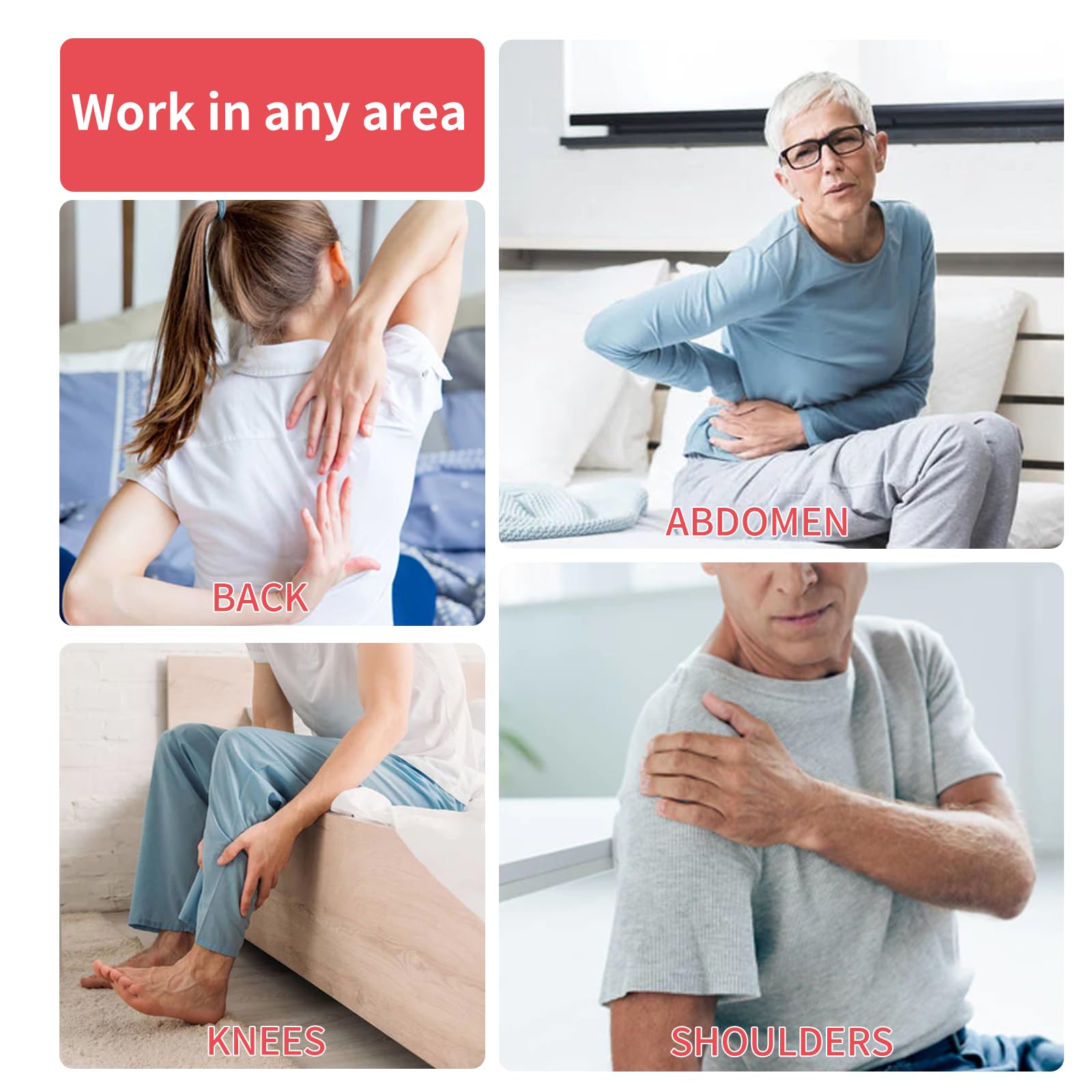 Red Light Infrared Therapy Belt: Pain Relief Device LED Red Light Therapy Lamp Near Body Large Pad Wrap - AB Mystery