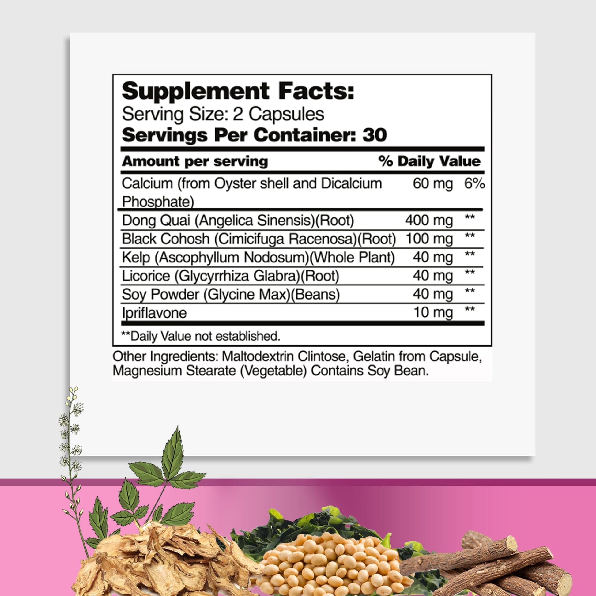 GreeNatr Synergic Bundle - Herbal Menopause Support Complex for Hot Flashes, Night Sweats & Mood Swings - AB Mystery