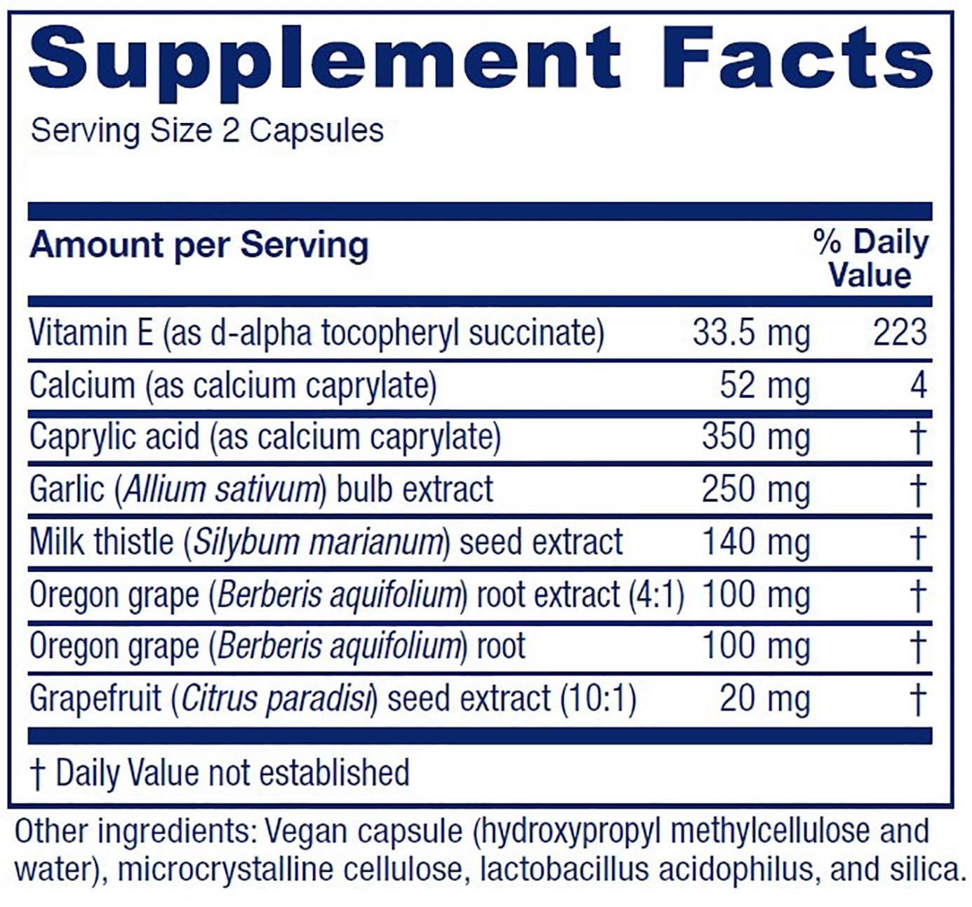 Vitanica Candidastat, Yeast Balance Supplement and Support, Vegan, 120 Capsules - AB Mystery