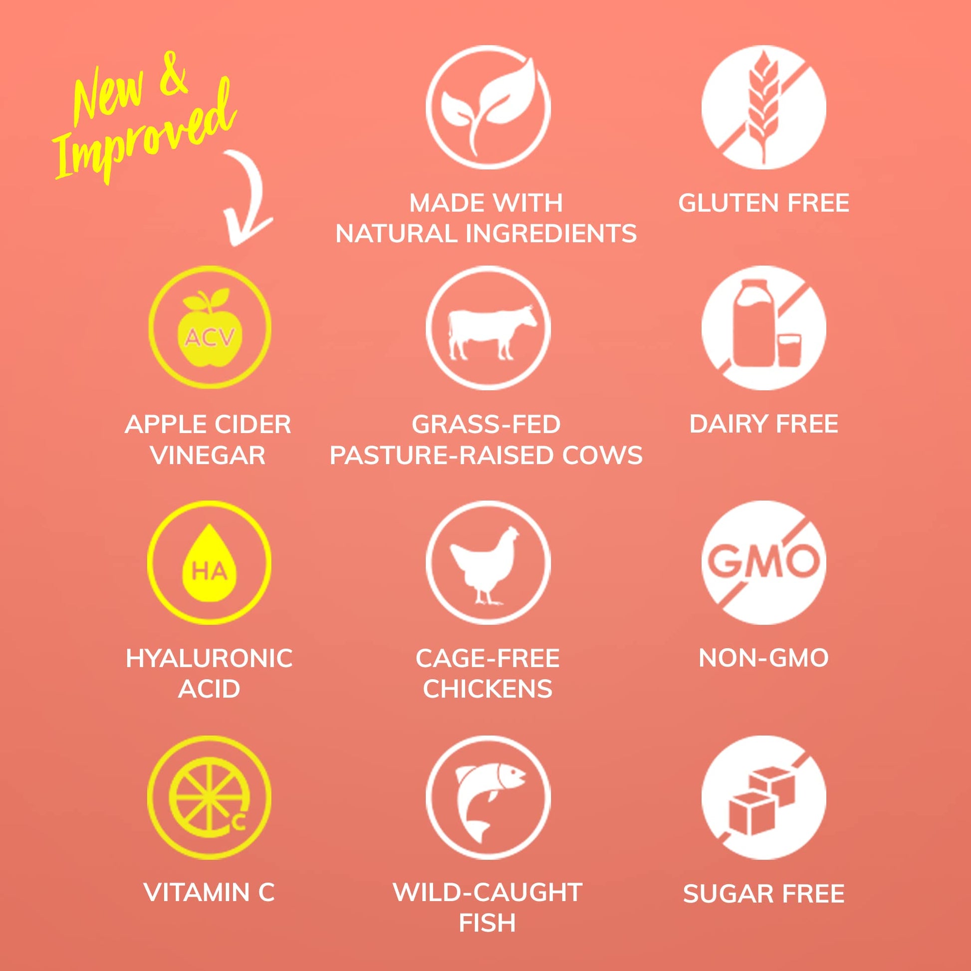 SkinnyFit Super Youth Multi-Collagen Peptides Plus Apple Cider Vinegar, Hyaluronic Acid - AB Mystery