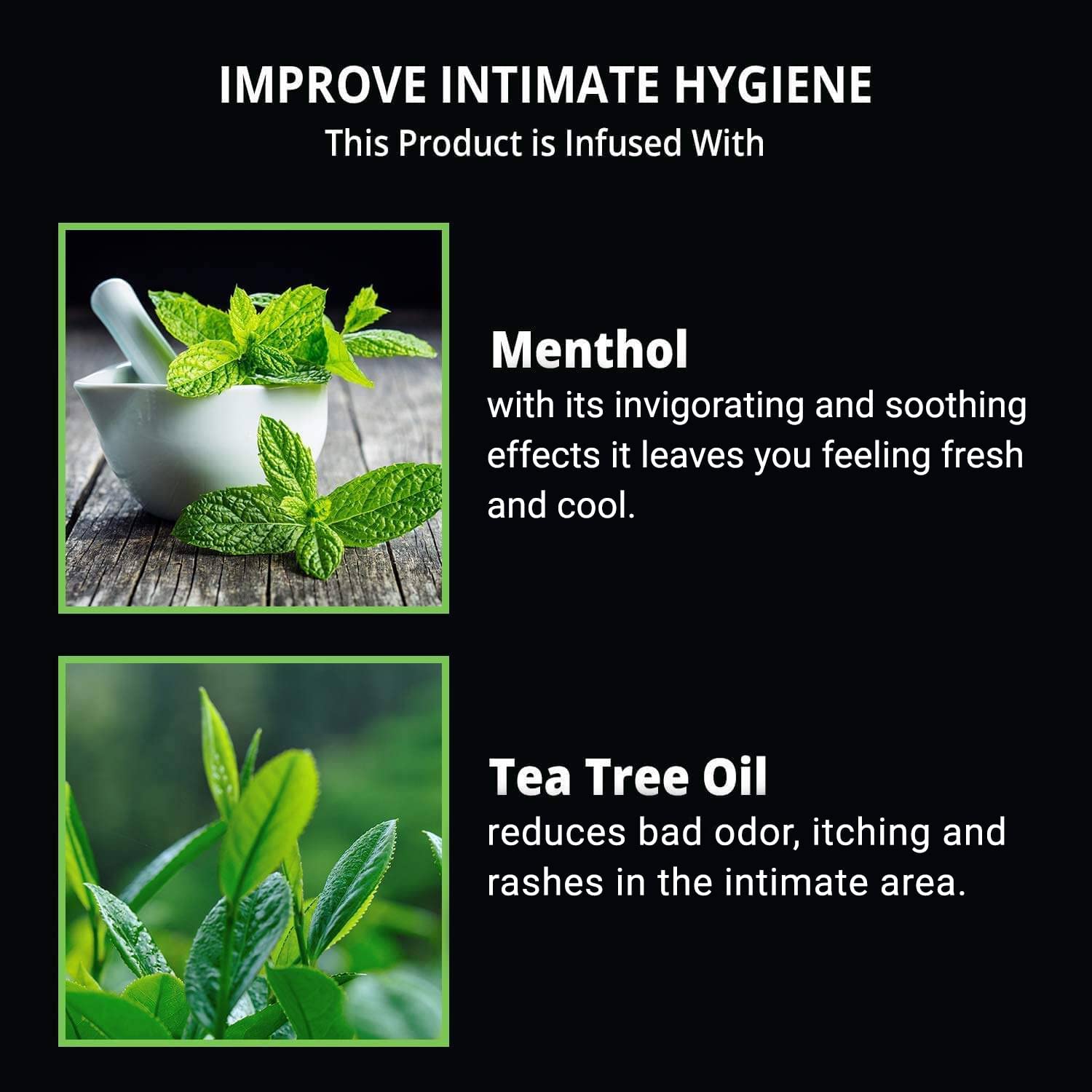 Skin Elements Intimate Wash for Men with Menthol (4.05 fl. oz.) | pH Balanced Foaming Private - AB Mystery