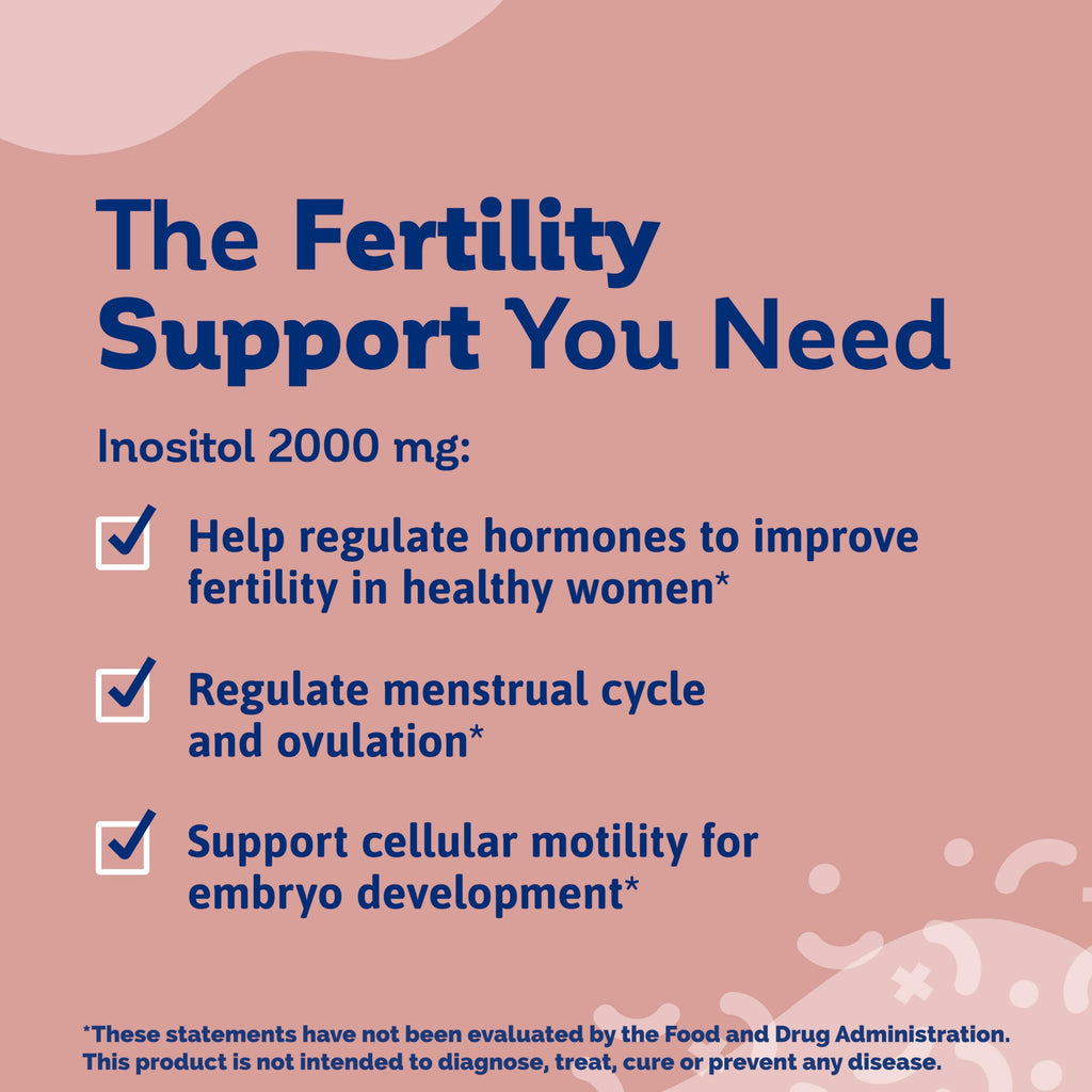 Biostime Mamabiotic Fertility and Conception Support Inositol Supplement | Folic Acid, Zinc, Selenium Biostime