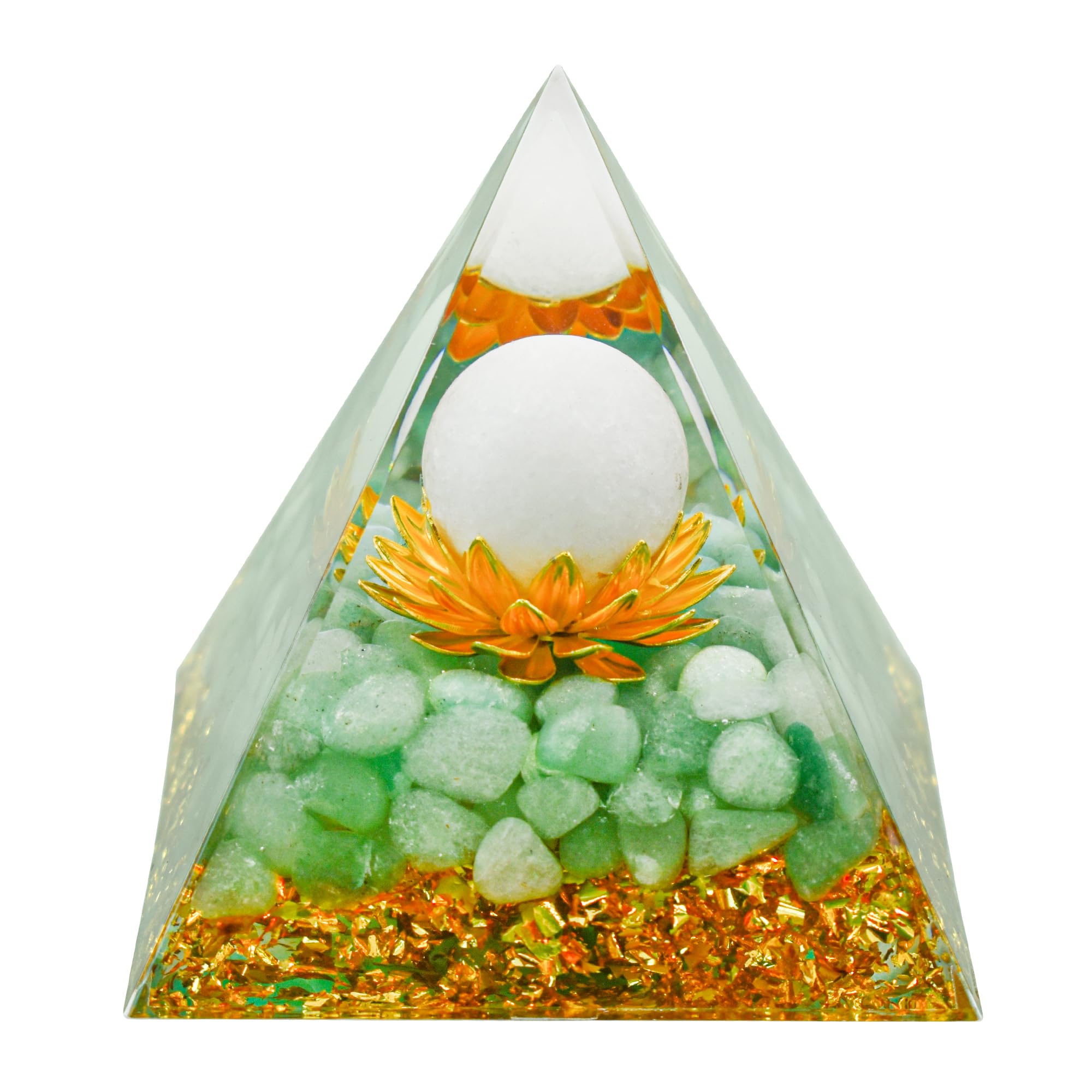 MrMrKura Orgone Pyramids Orgone Energy Pyramid Flower of Life Crystals Organite Obsidian