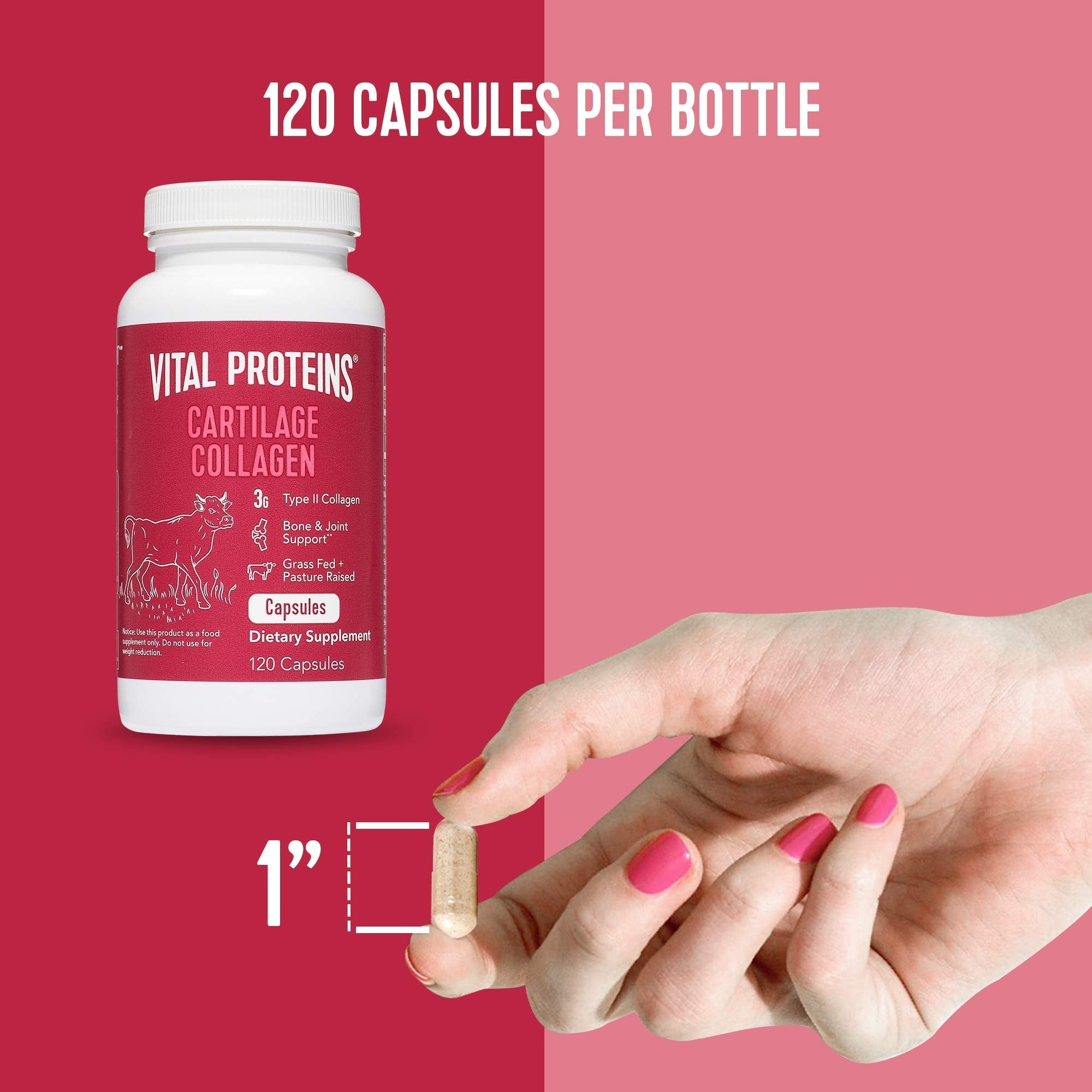 Vital Proteins Collagen Peptides Powder 19.3oz+ Collagen Pills, Type II - AB Mystery