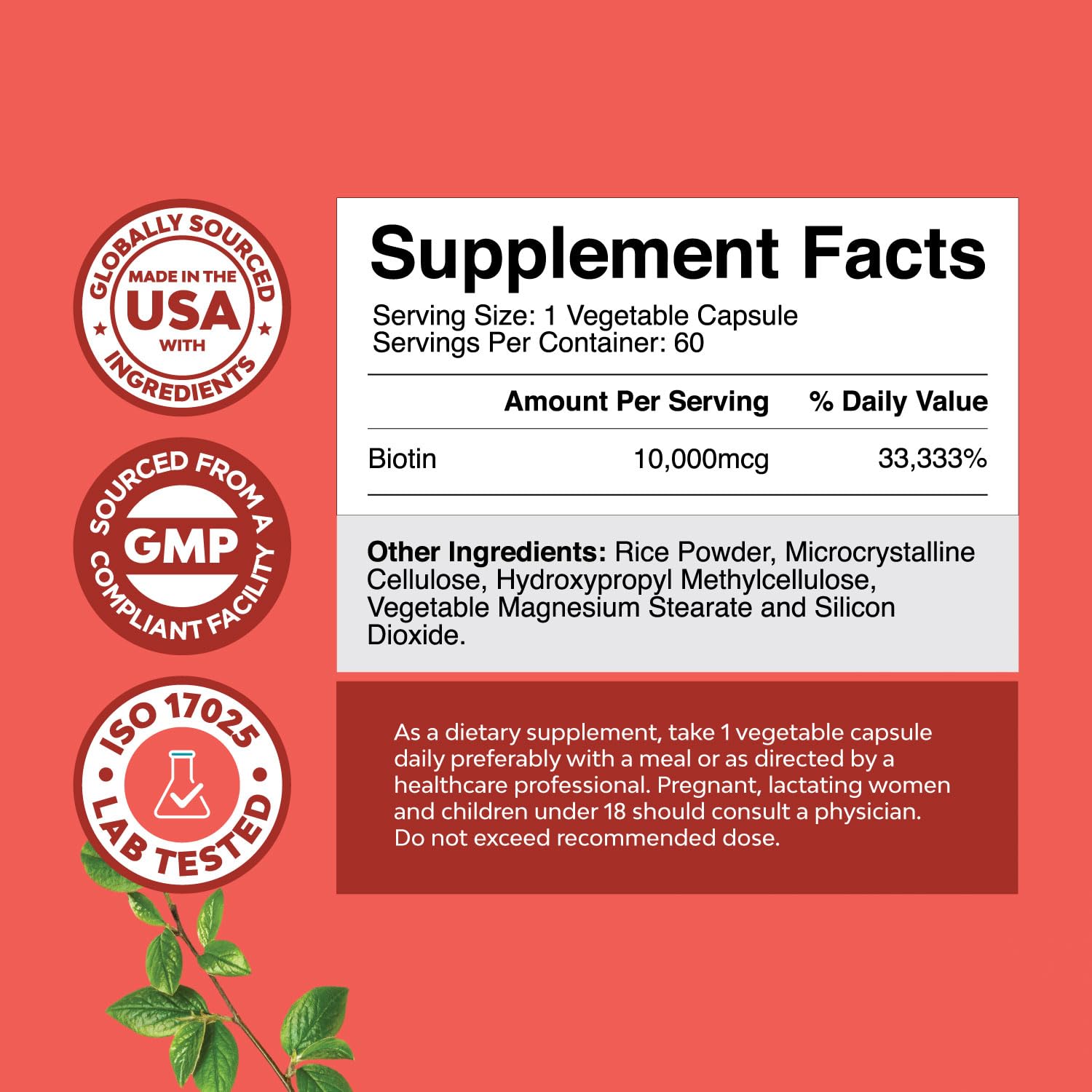 Bundle of Herbal Menopause Supplement for Women and 10000 mcg Pure Biotin Pills for Women & Men - AB Mystery