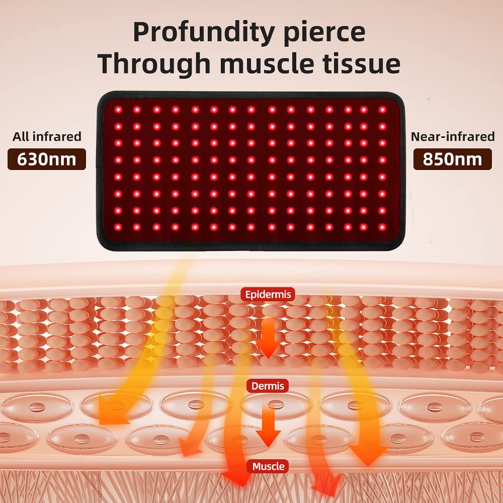 GLAXOSMITHKLINE C.HEALTH.SpA LED Therapy Belt,Infrared Red Light Therapy Belt Device - AB Mystery