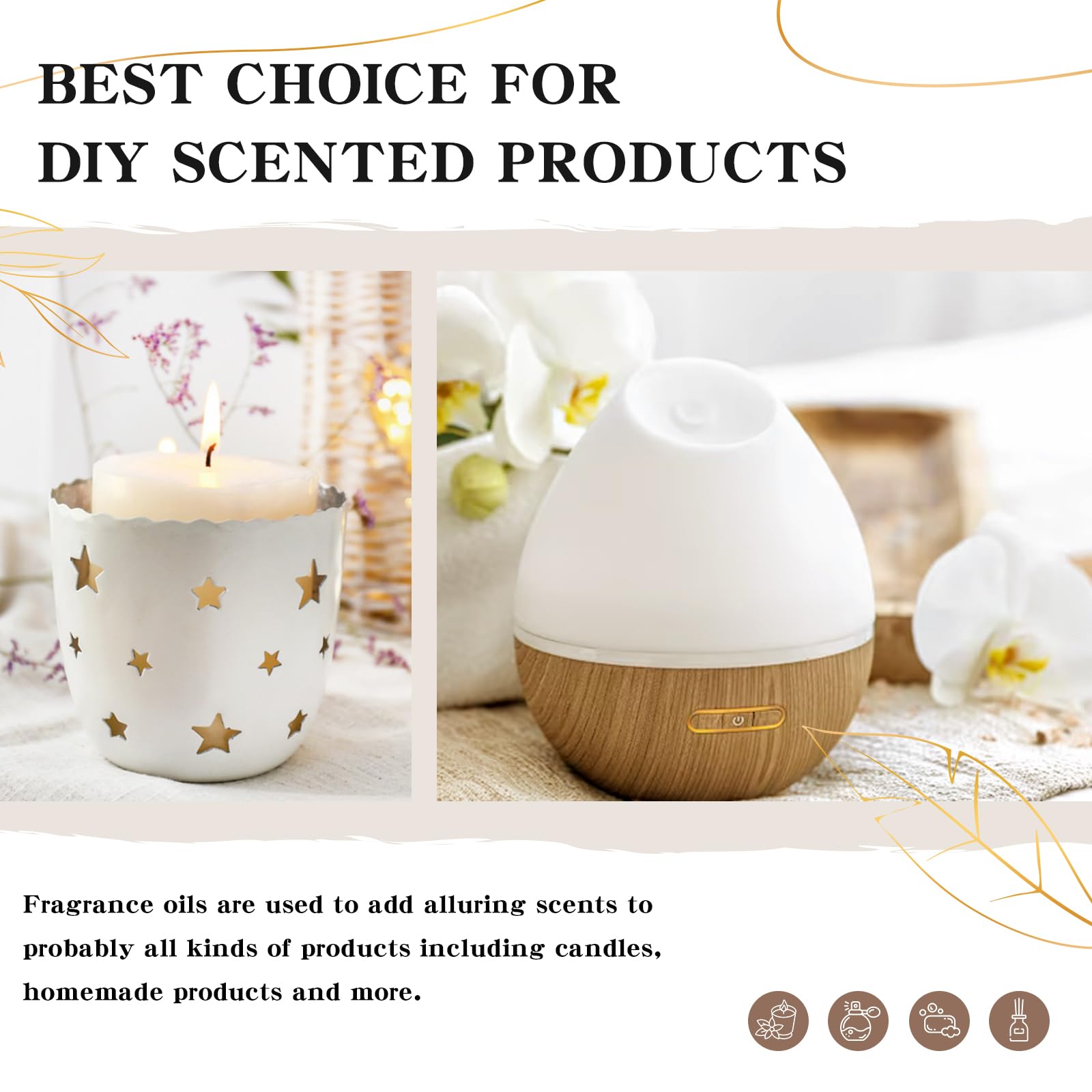 EUQEE Dragons Blood Fragrance Oils, 60ml Scent Essential Oils with Glass Dropper for Diffusers - AB Mystery