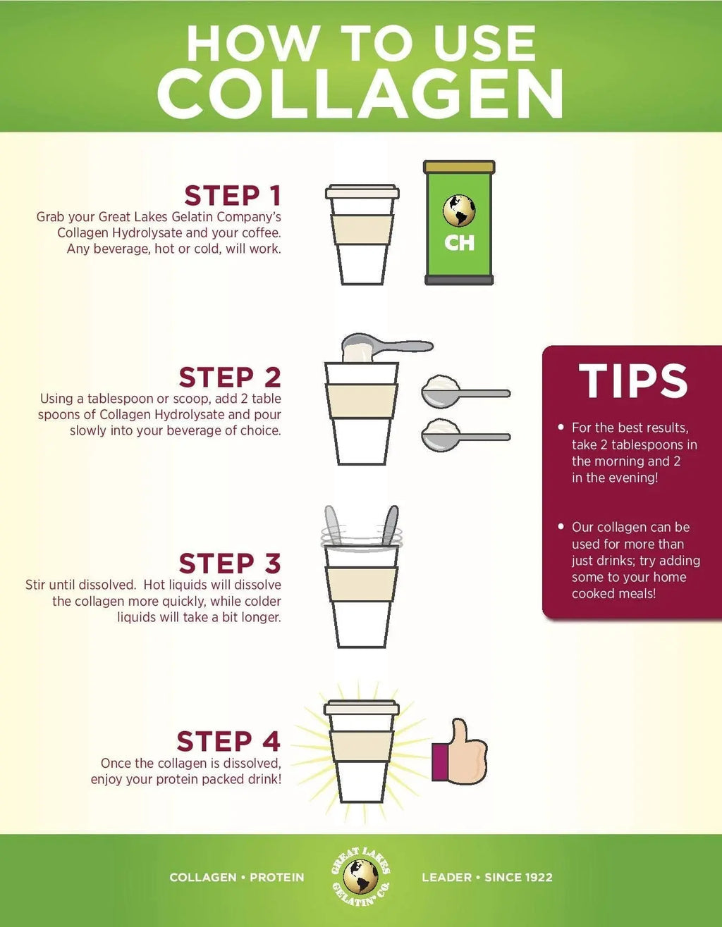 Great Lakes Gelatin Collagen Hydrolysate, Grass-Fed Bovine Hydrolysed Collagen Peptides Protein - AB Mystery