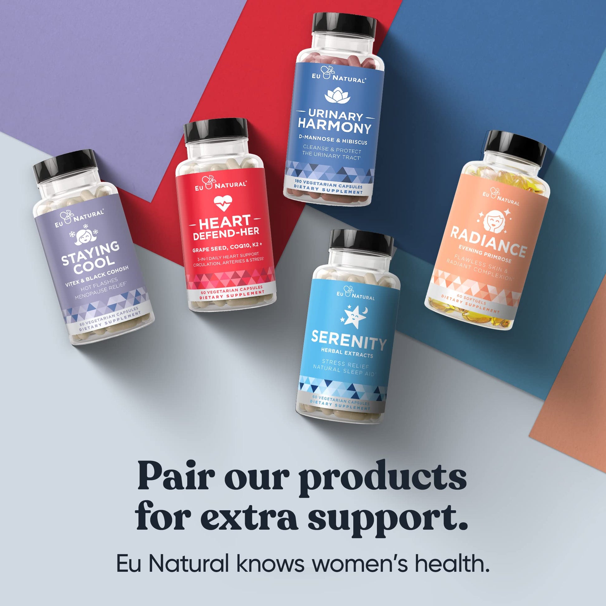 Staying Cool Menopause Supplements for Women – Hormonal Hot Flashes, Weight Support - AB Mystery